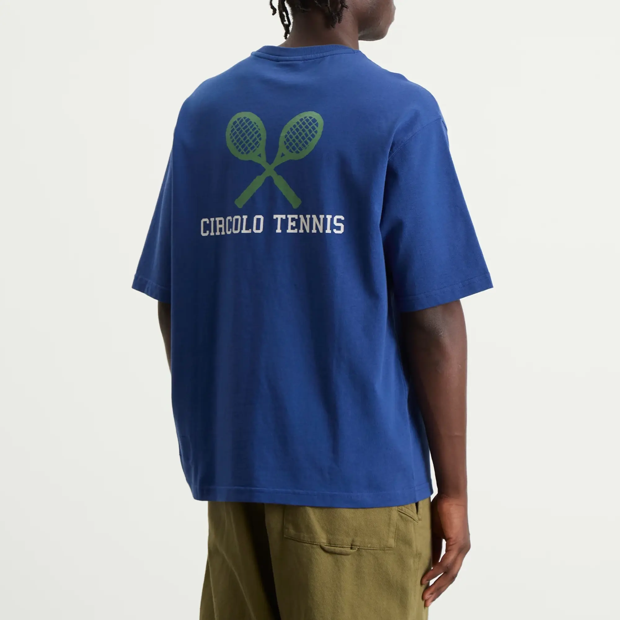 Diadora Men's Legcay II T-Shirt Blue Limonges