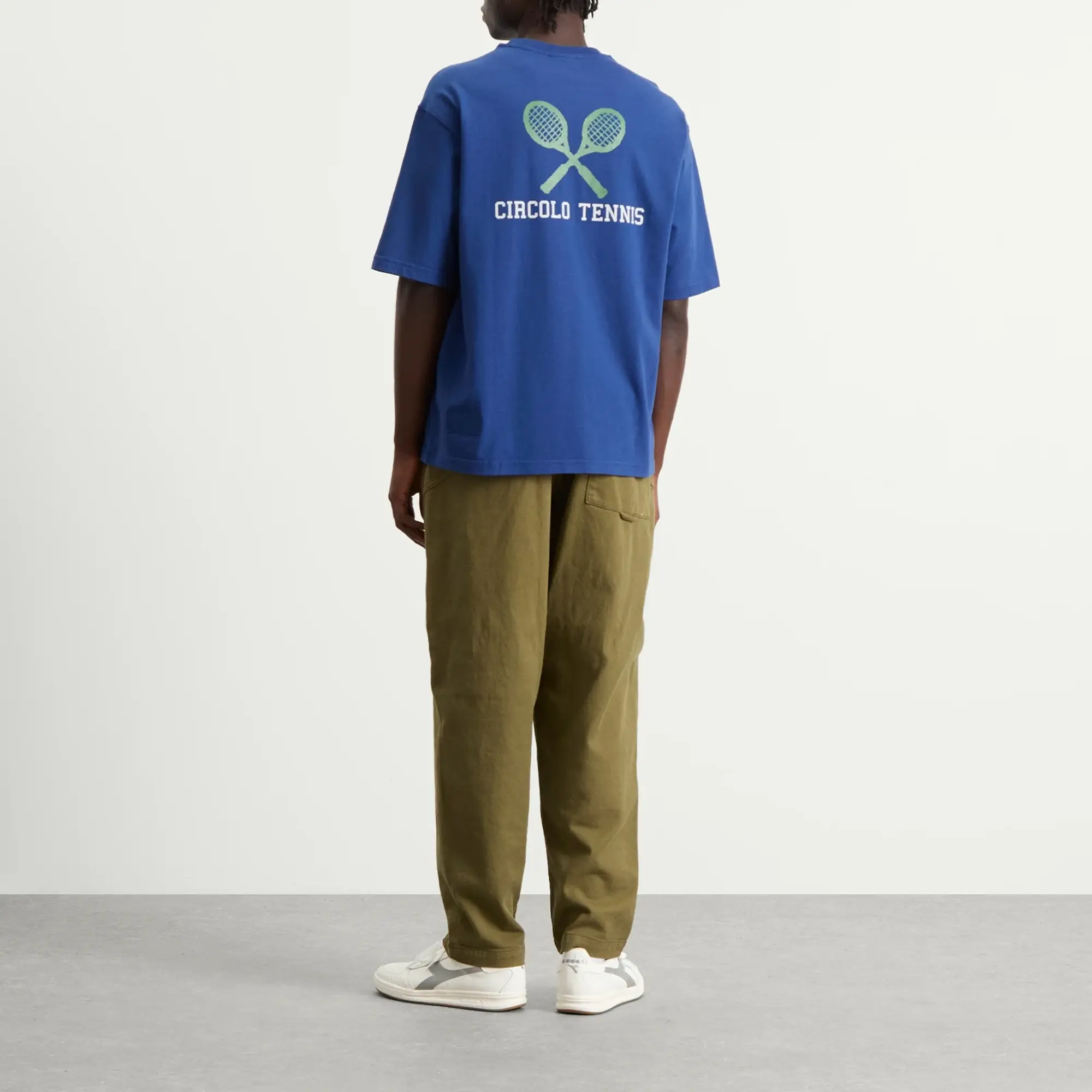 Diadora Men's Legcay II T-Shirt Blue Limonges