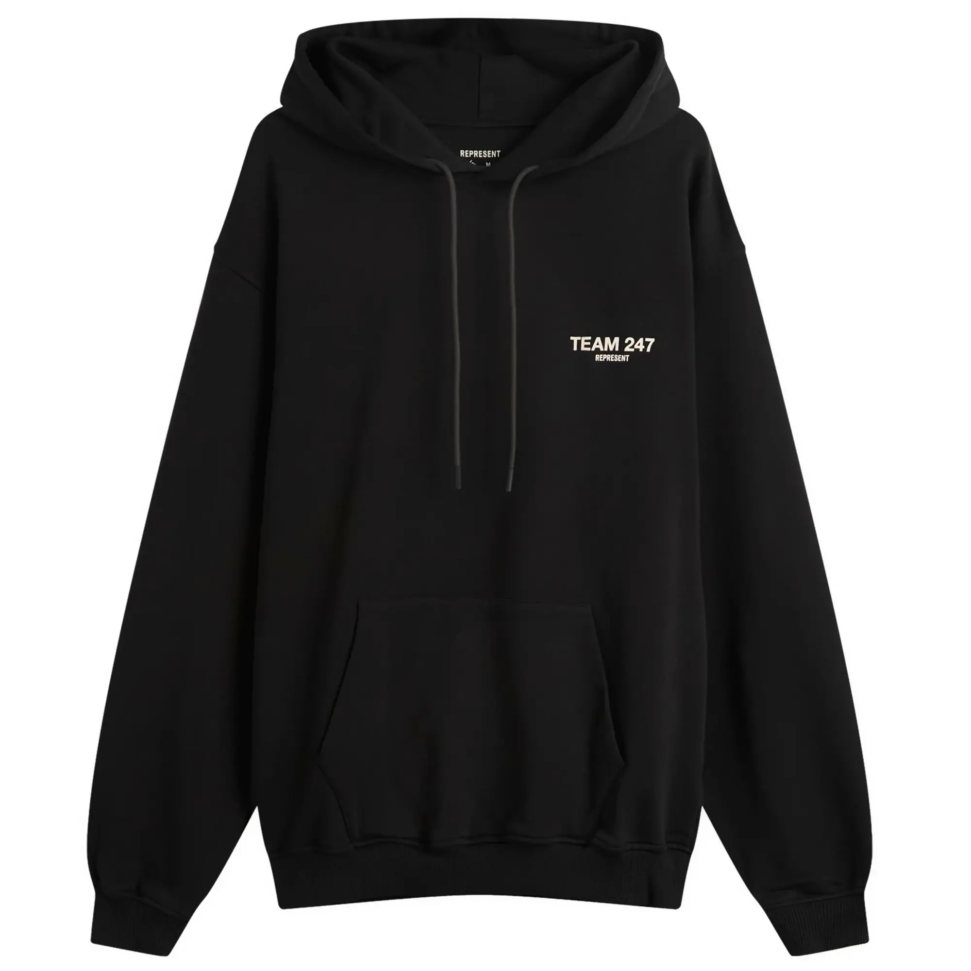Represent Team 247 Oversized Hoodie Black