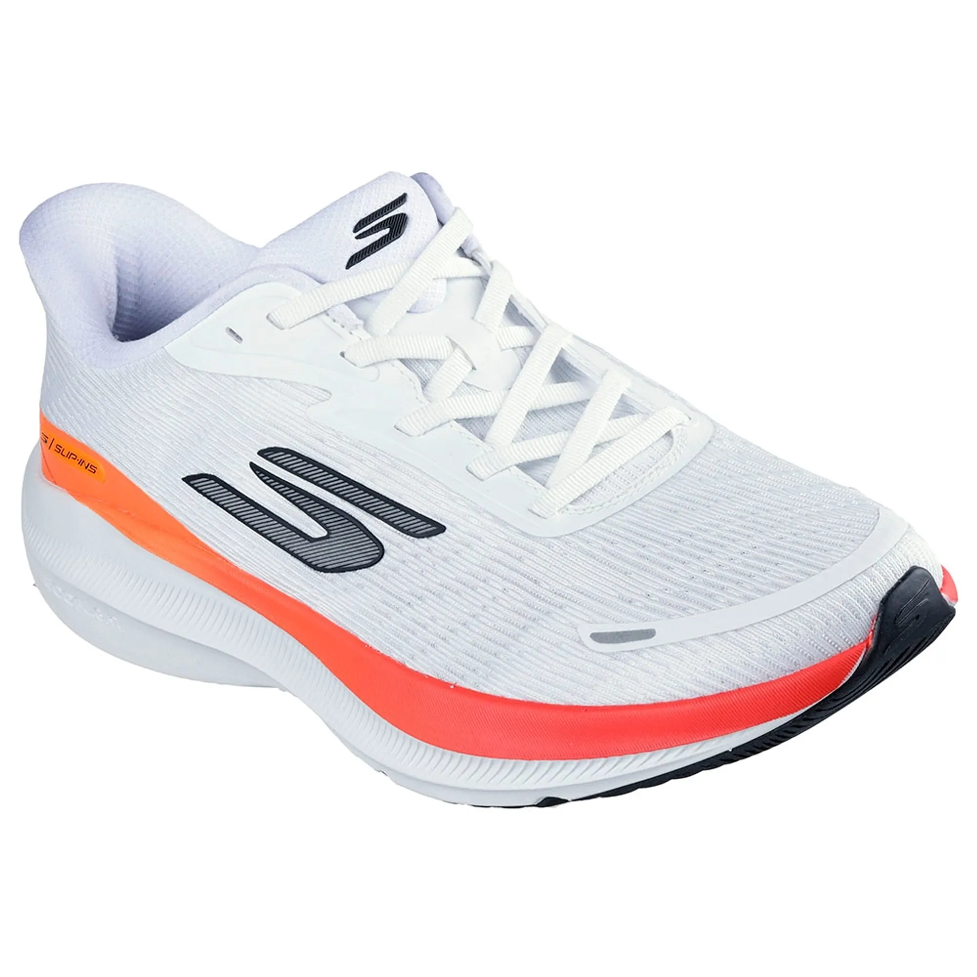 Skechers Men's Slip-ins: Aero Pulse Sneaker in White/Black/Orange