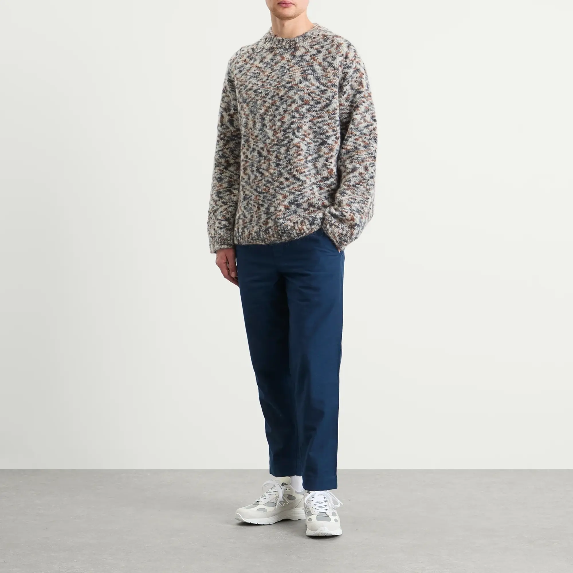 Folk Men's Drawcord Assembly Pant Ink Blue Moleskin