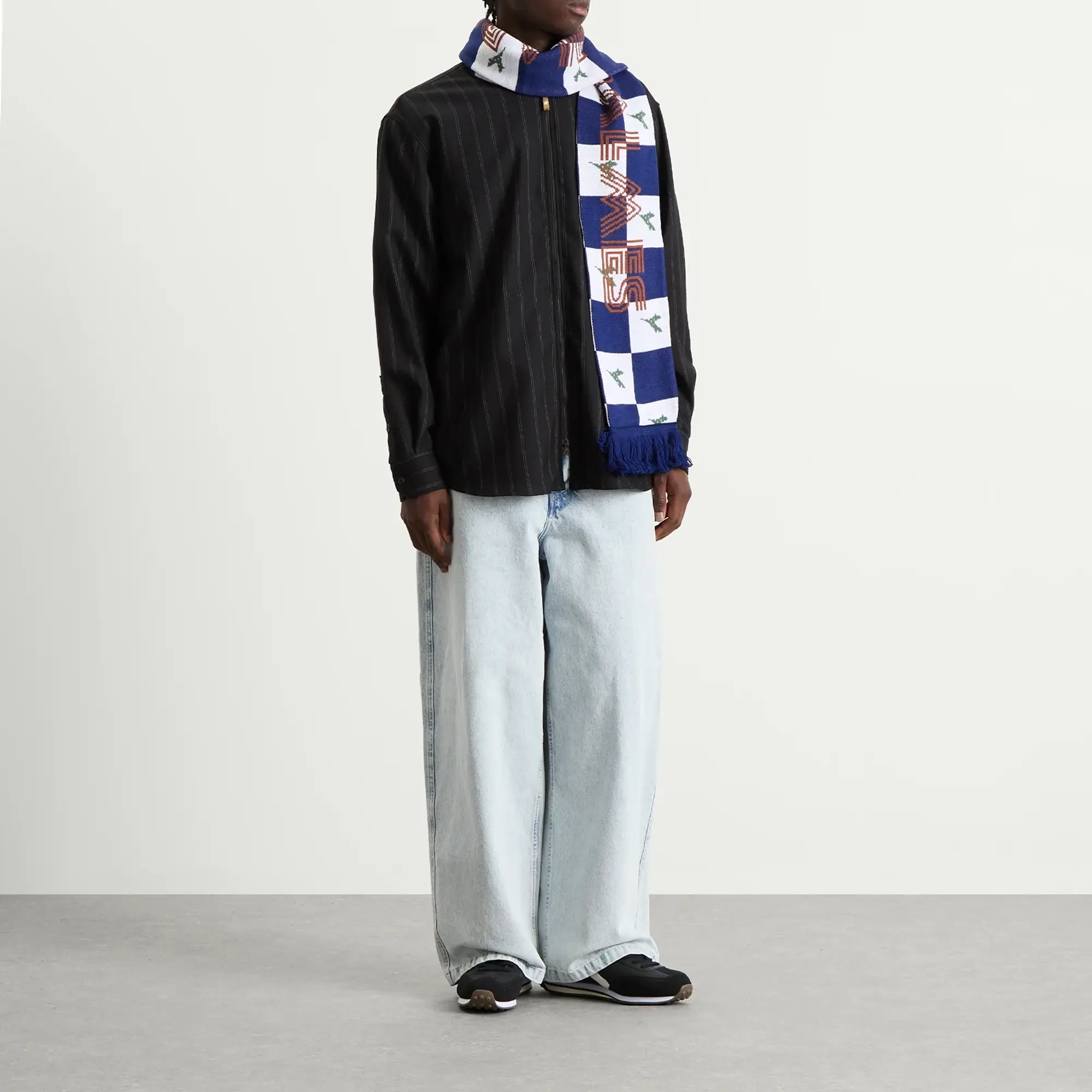 Diadora Men's Legacy Scarf Blue Limonges