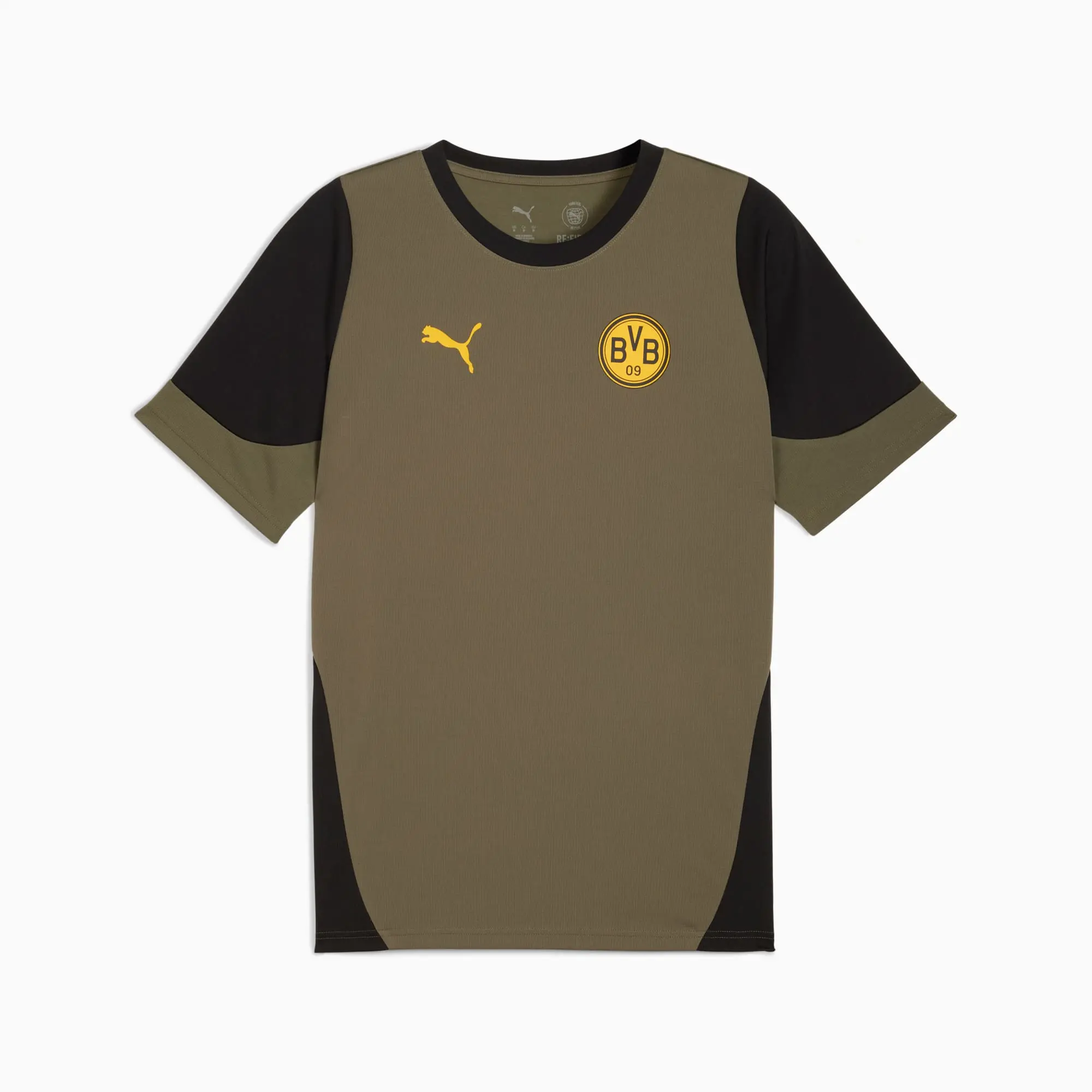 PUMA Borussia Dortmund Training Jersey Men, Loden Green/Black, size 3XL