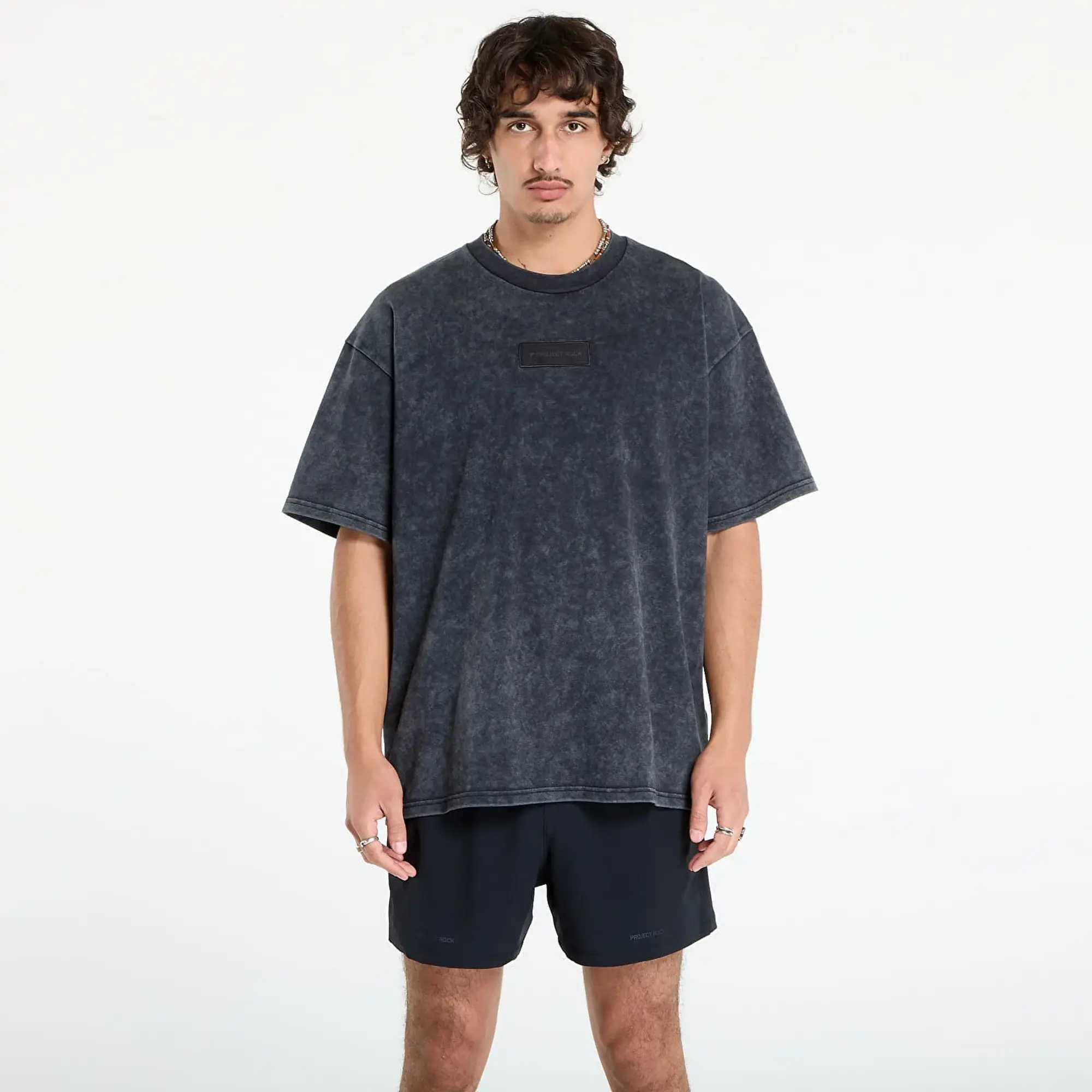 T-Shirt Under Armour Project Rock Hwt Os Tee Black L