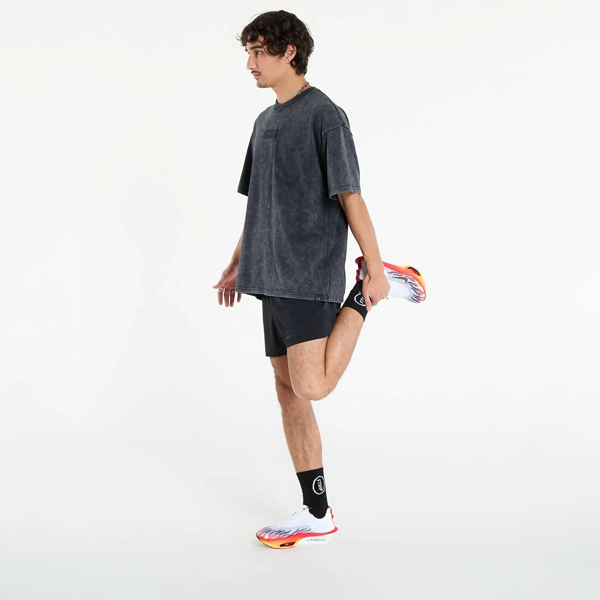 T-Shirt Under Armour Project Rock Hwt Os Tee Black L