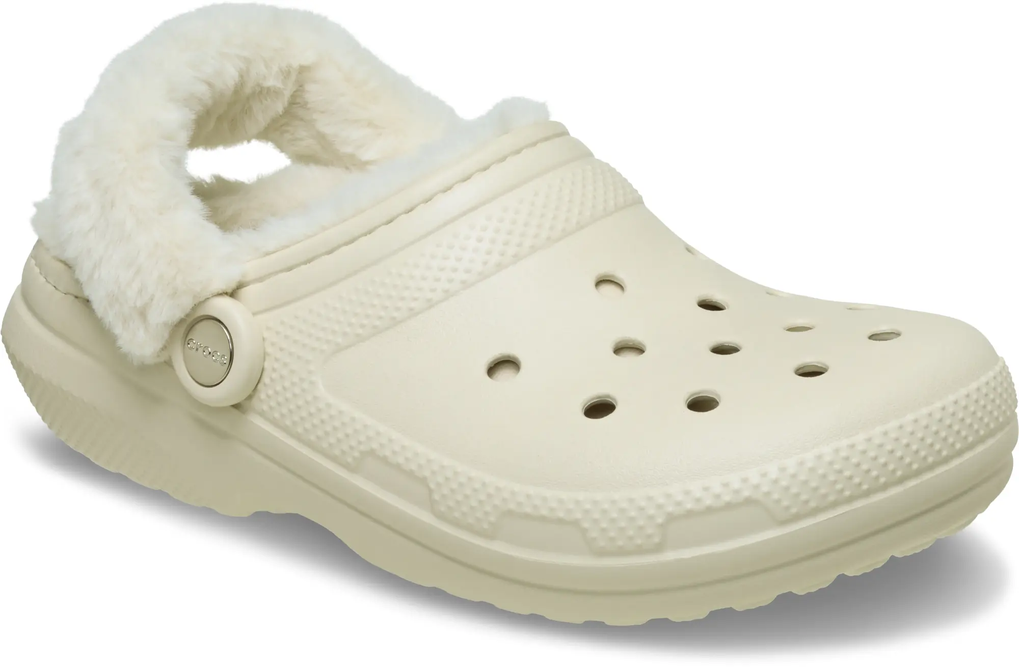 Crocs | Unisex | Classic Fuzz Lined | Clogs | Sandstone | W4/M3
