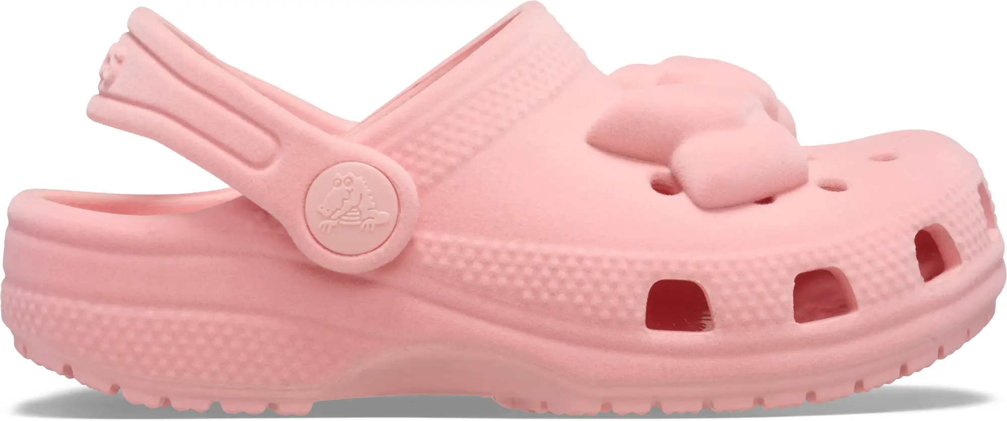 Crocs | Kids | Toddler Classic Velvet Bow | Clogs | Powder Pink | C4