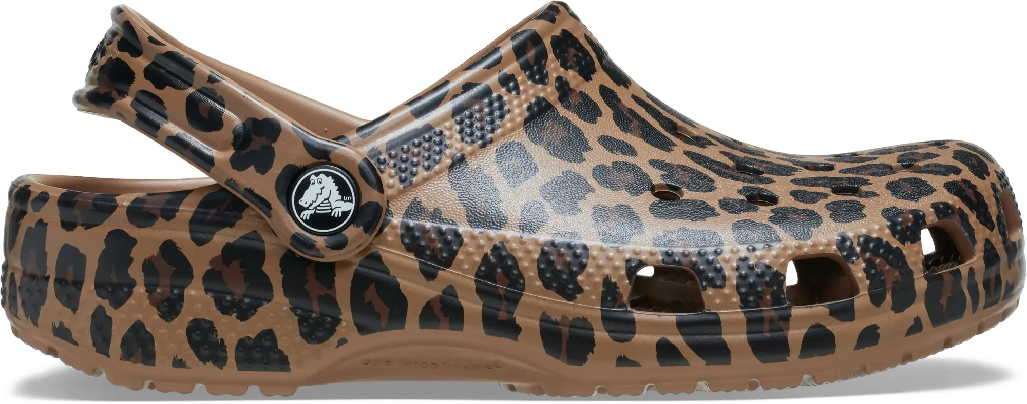 Crocs | Kids | Toddler Classic Animal | Clogs | Sepia / Leopard | C4