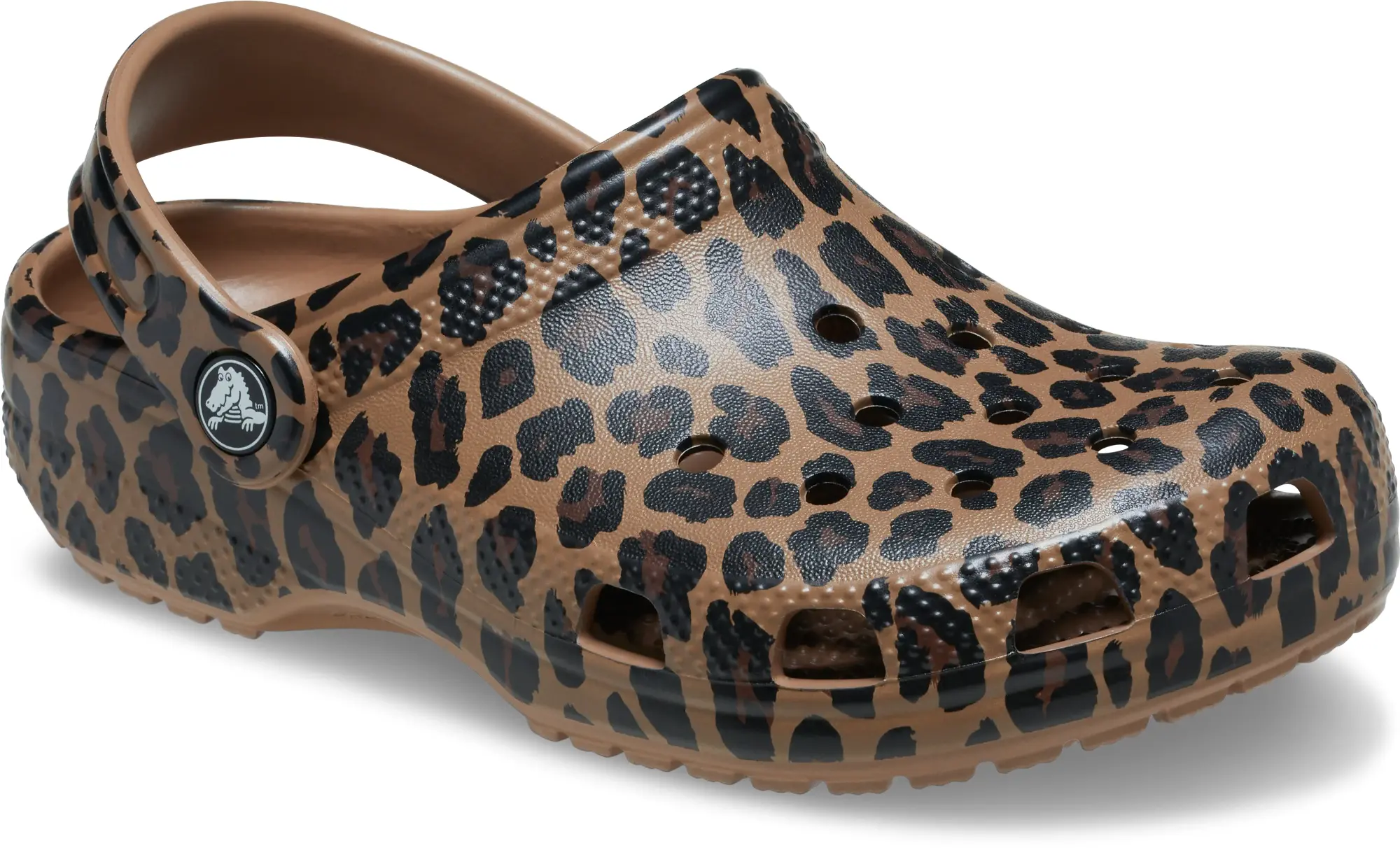 Crocs | Kids | Toddler Classic Animal | Clogs | Sepia / Leopard | C4