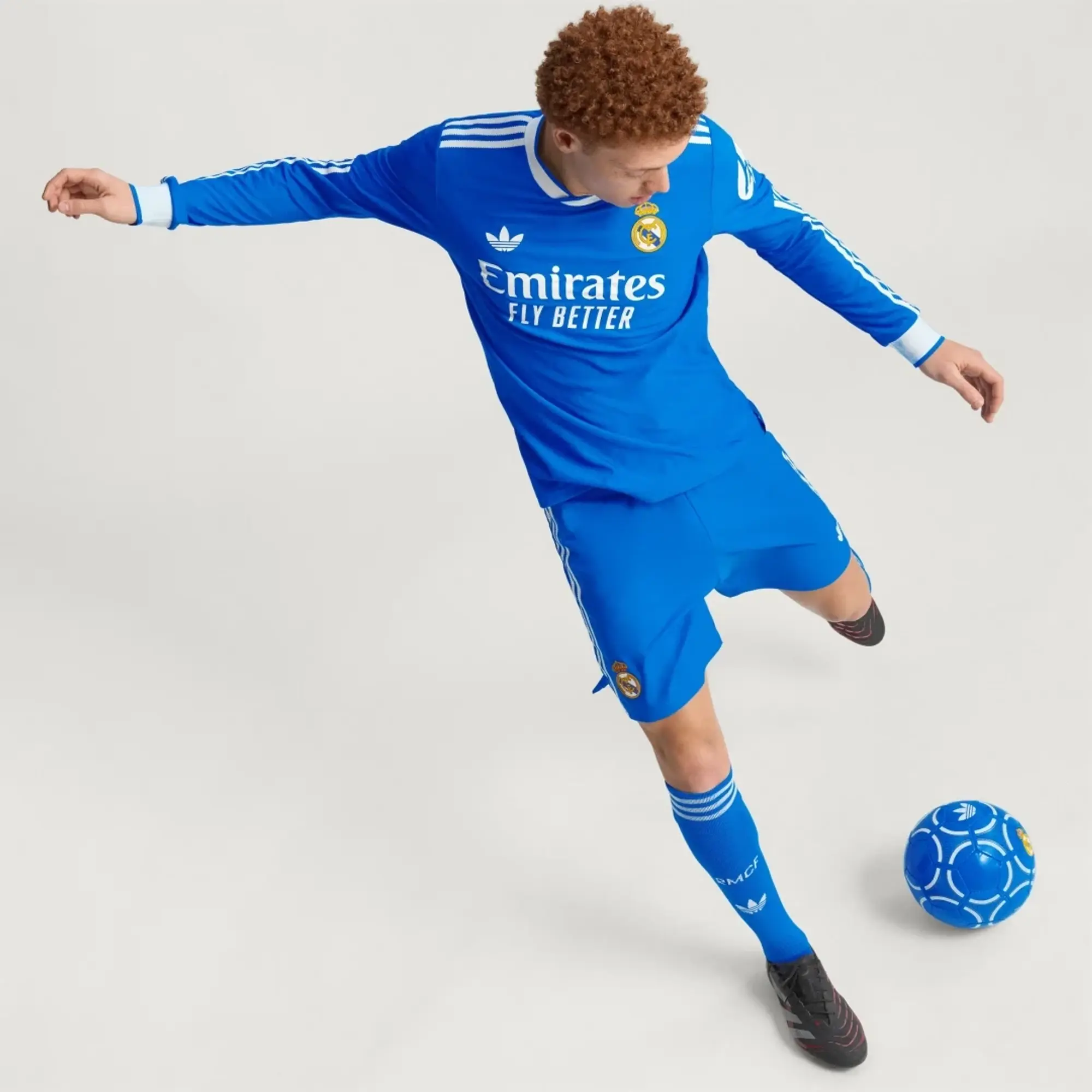 adidas Real Madrid 25/26 Long Sleeve Third Authentic Jersey