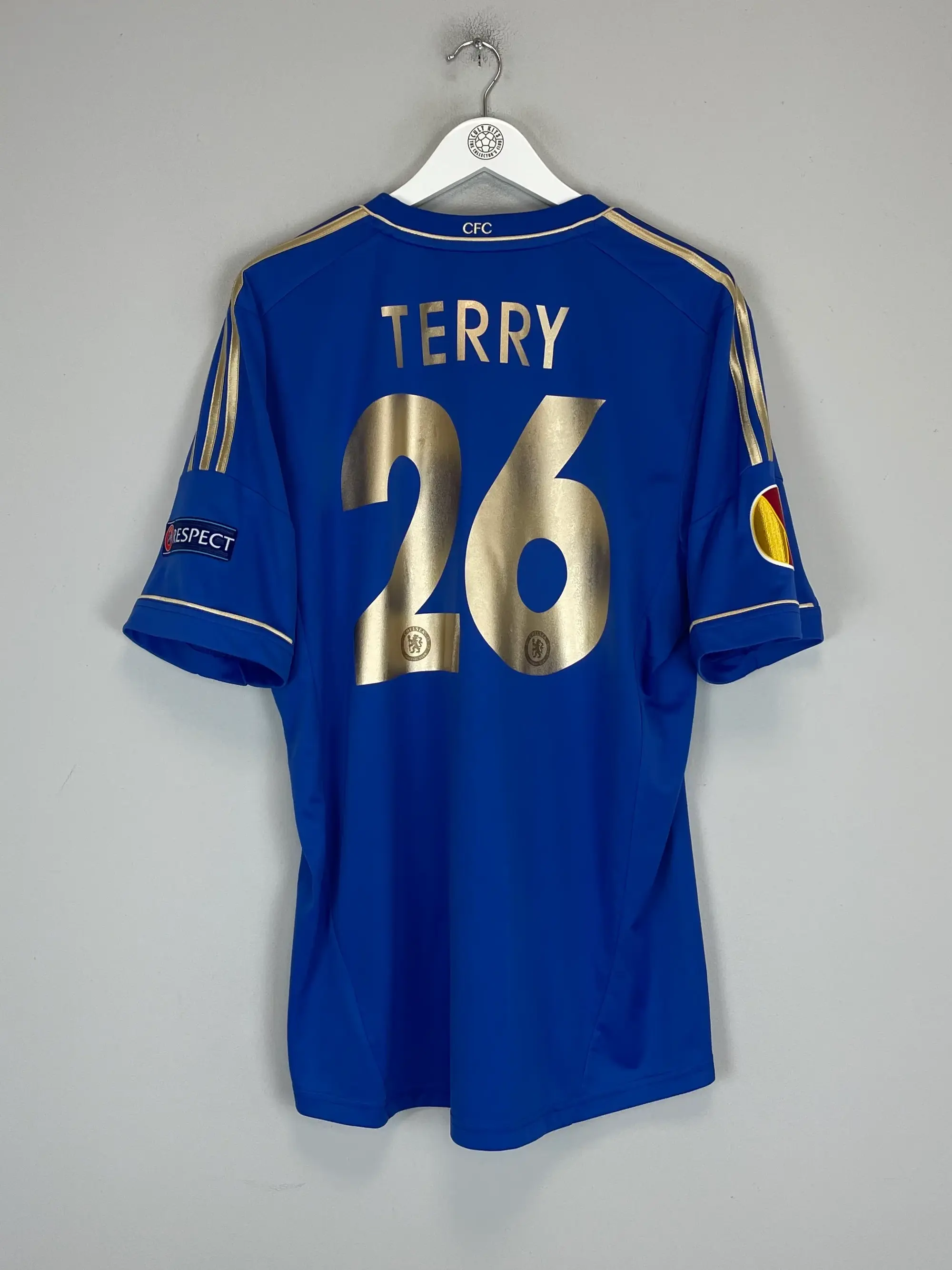2012/13 CHELSEA TERRY #26 E/L HOME SHIRT (XL) ADIDAS | CULT KITS