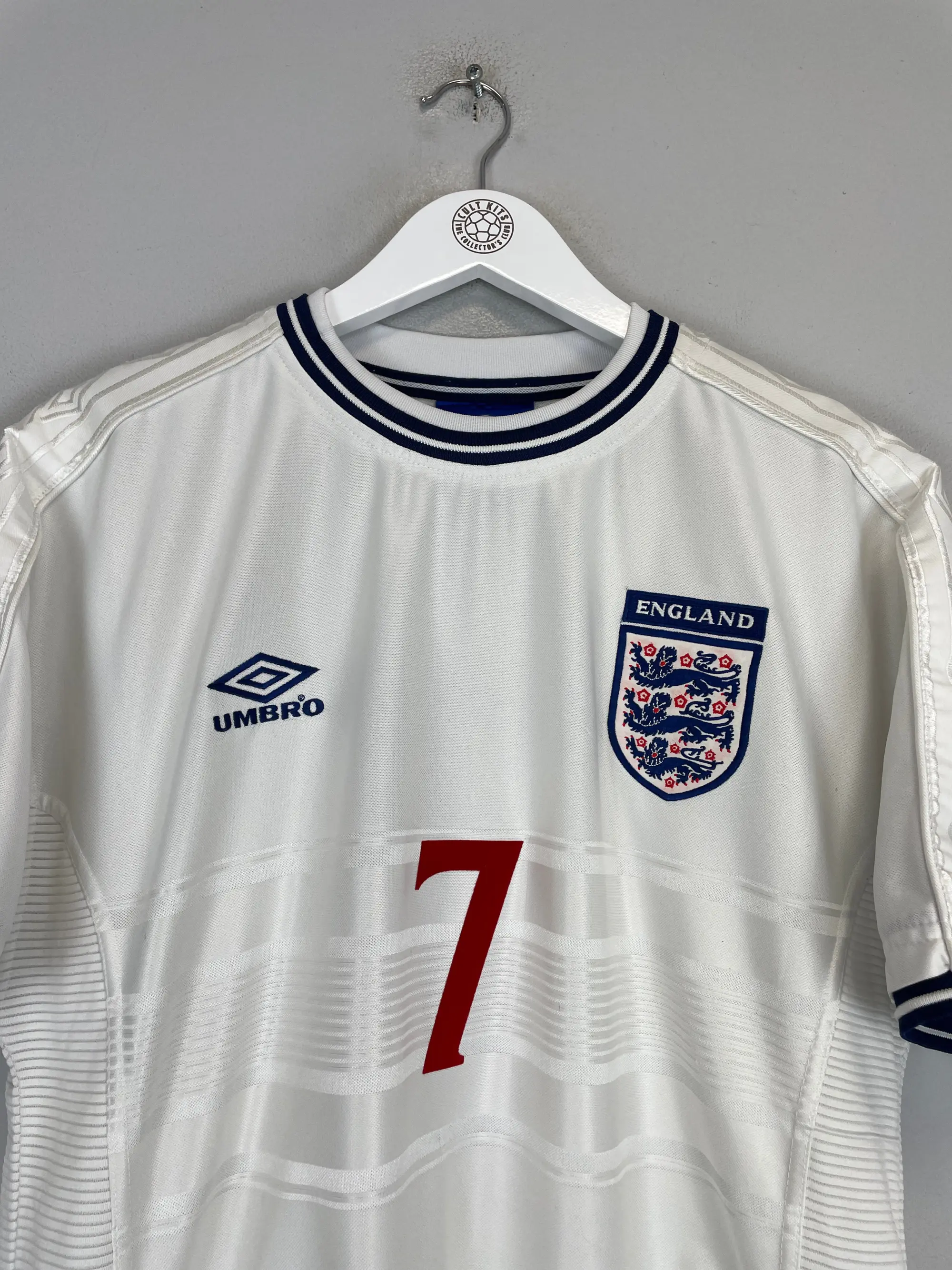 1999/01 ENGLAND BECKHAM #7 HOME SHIRT (L) UMBRO | CULT KITS