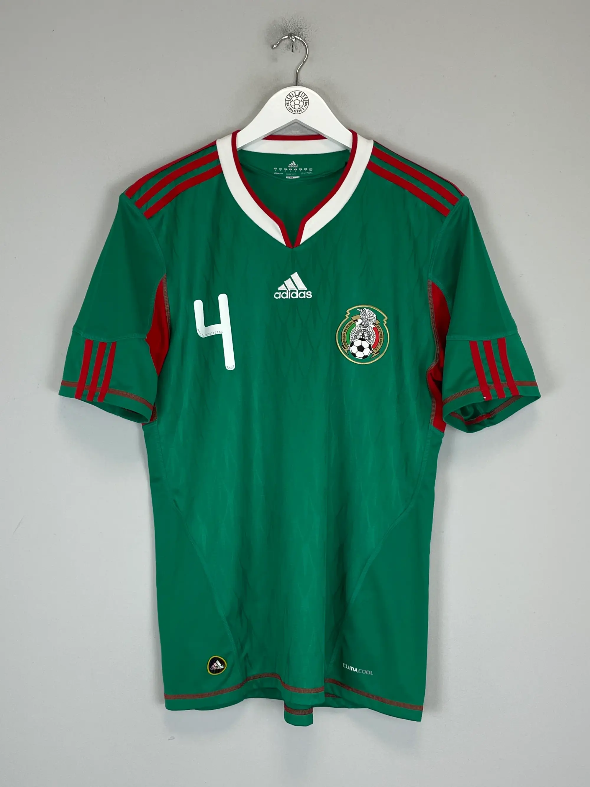2010 MEXICO R.MARQUEZ #4 HOME SHIRT (M) ADIDAS | CULT KITS