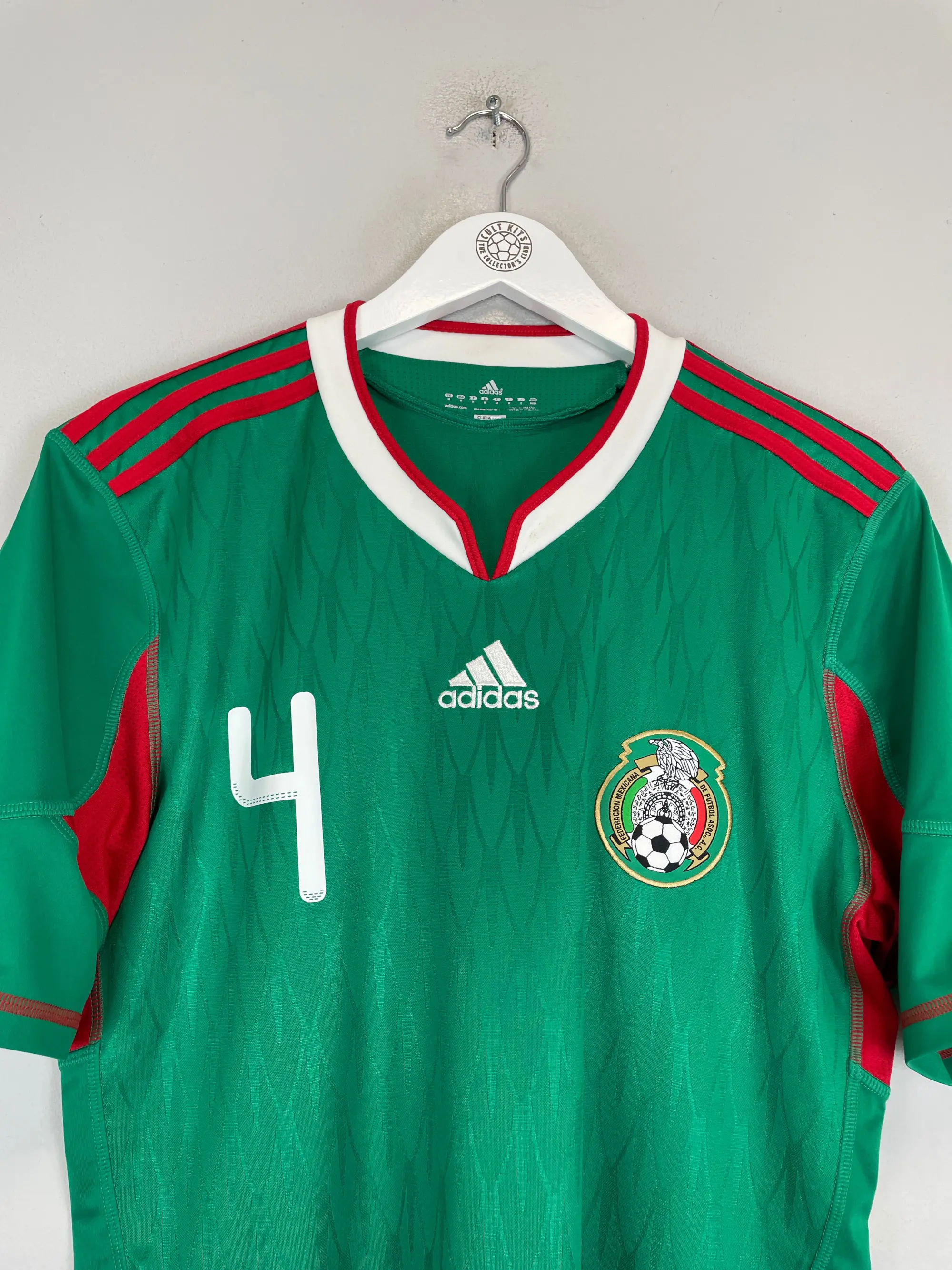 2010 MEXICO R.MARQUEZ #4 HOME SHIRT (M) ADIDAS | CULT KITS