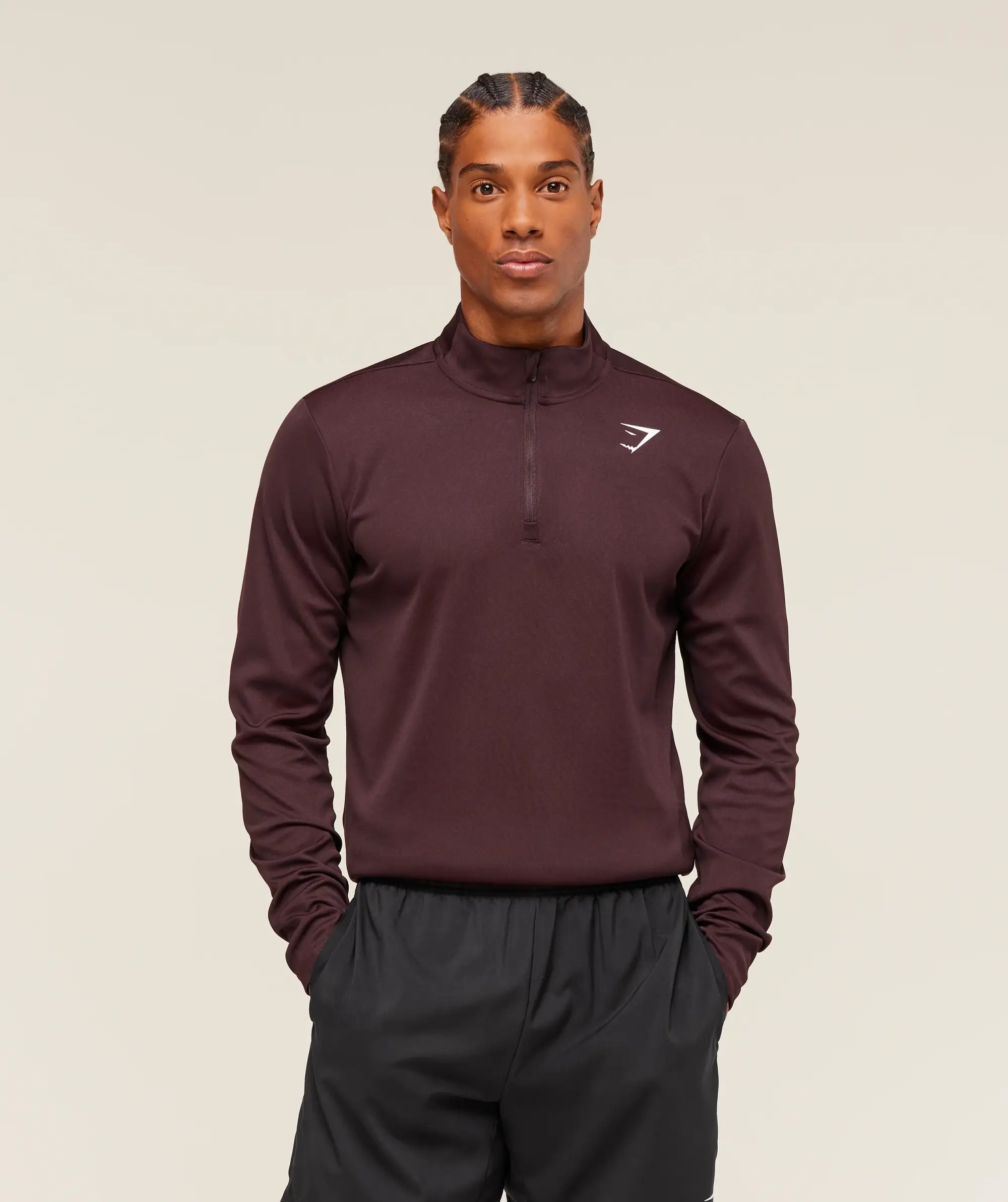  Arrival 1/4 Zip - Cherry Purple