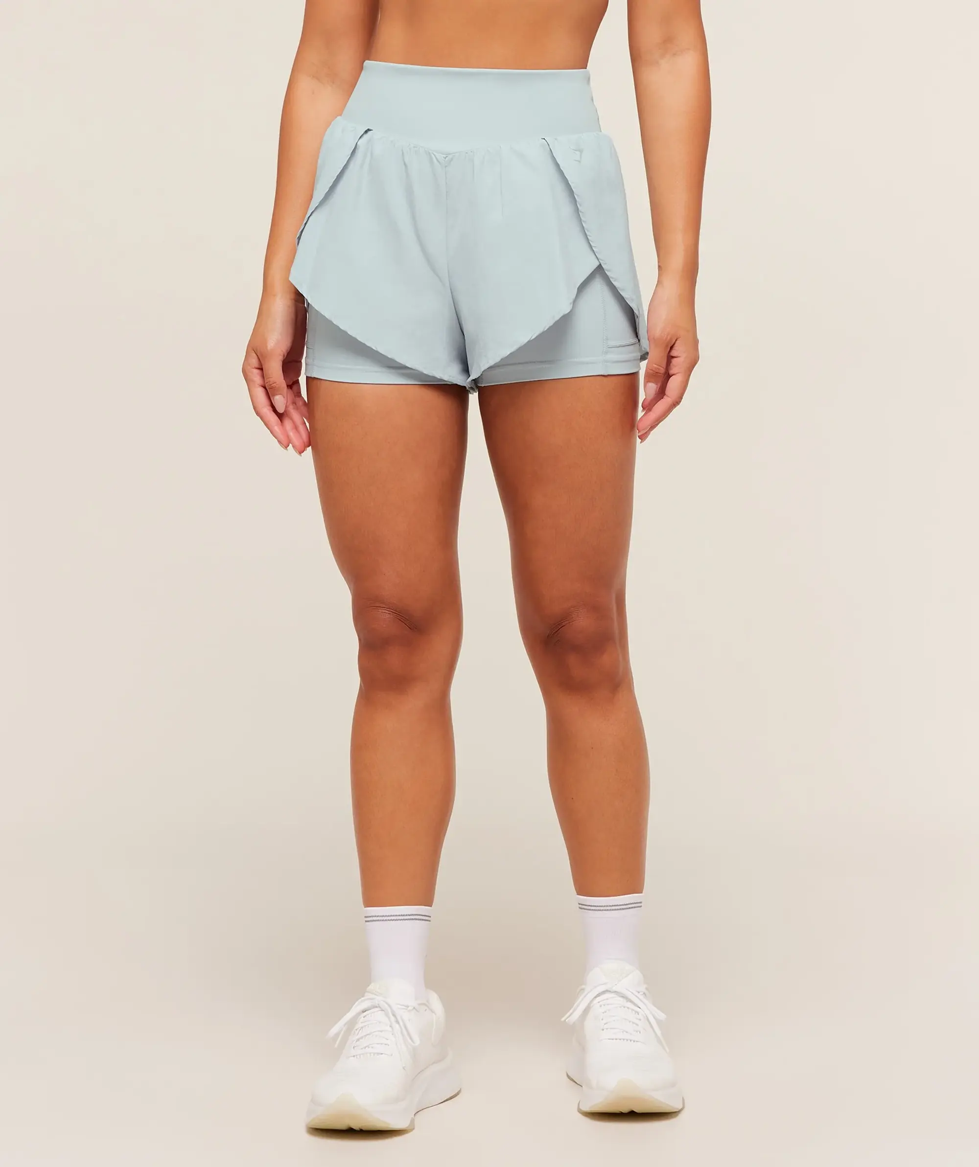  Running 2-in-1 Shorts - Smoke Blue