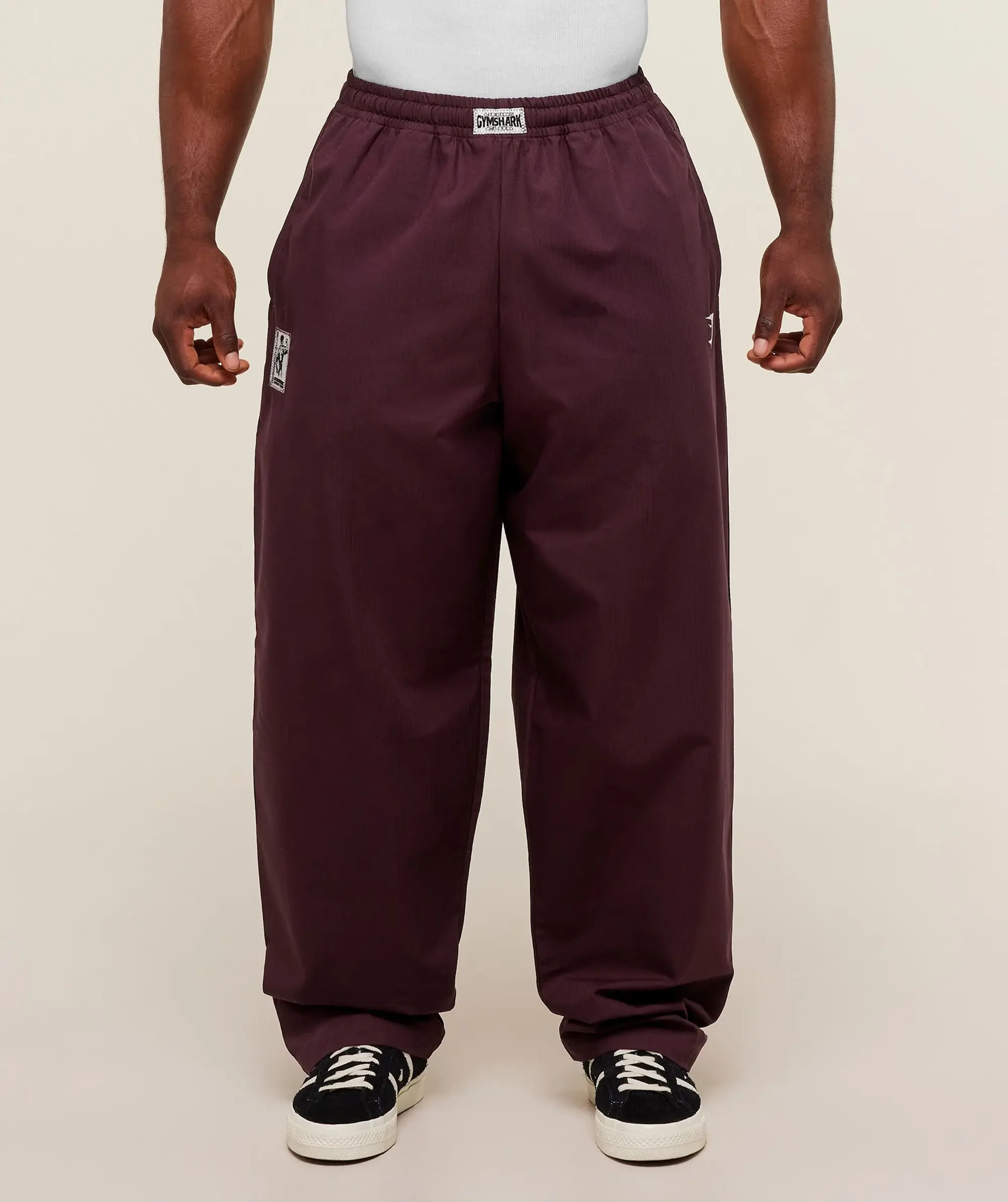  Straight Leg Pumper Pants - Cherry Purple