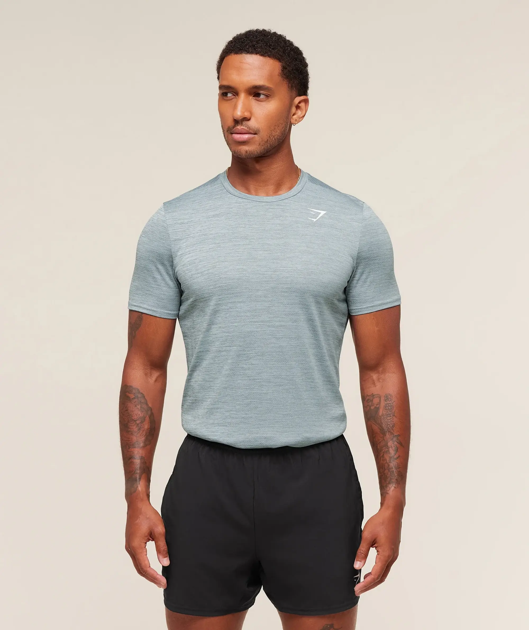  Arrival T-Shirt - Smoke Blue/Denim Grey