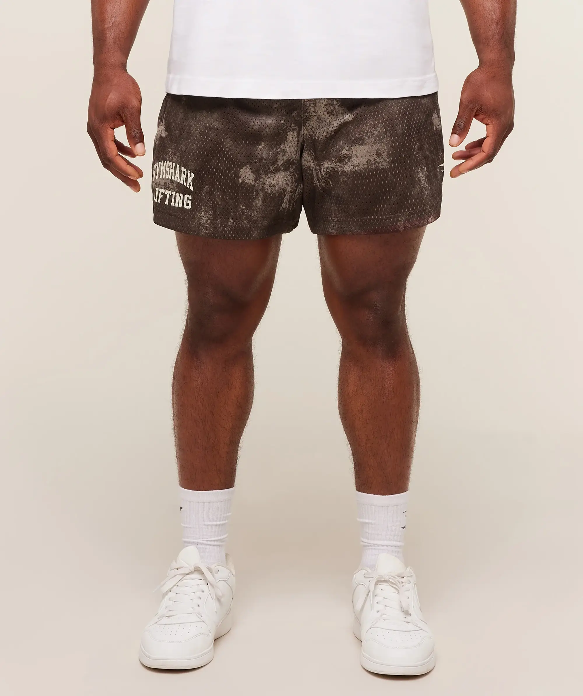  Lifting Mesh 5" Shorts - Lifestyle Brown