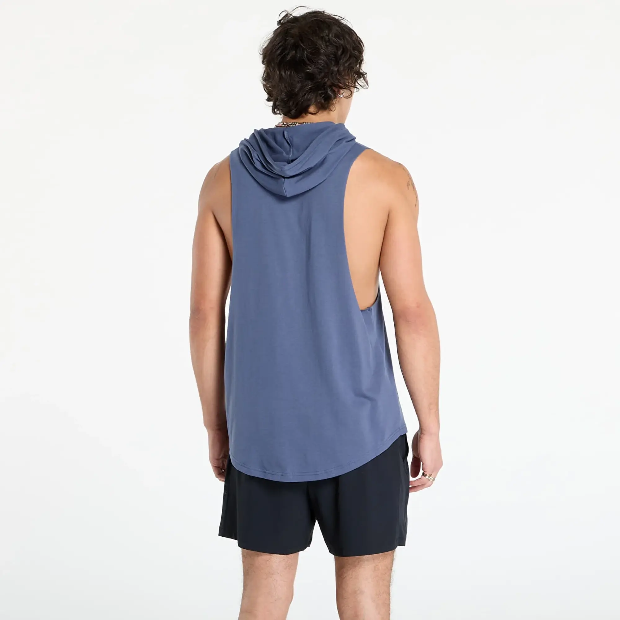 Under Armour Project Rock Men's Sleeveless Hoodie Downpour Gray / Stone L