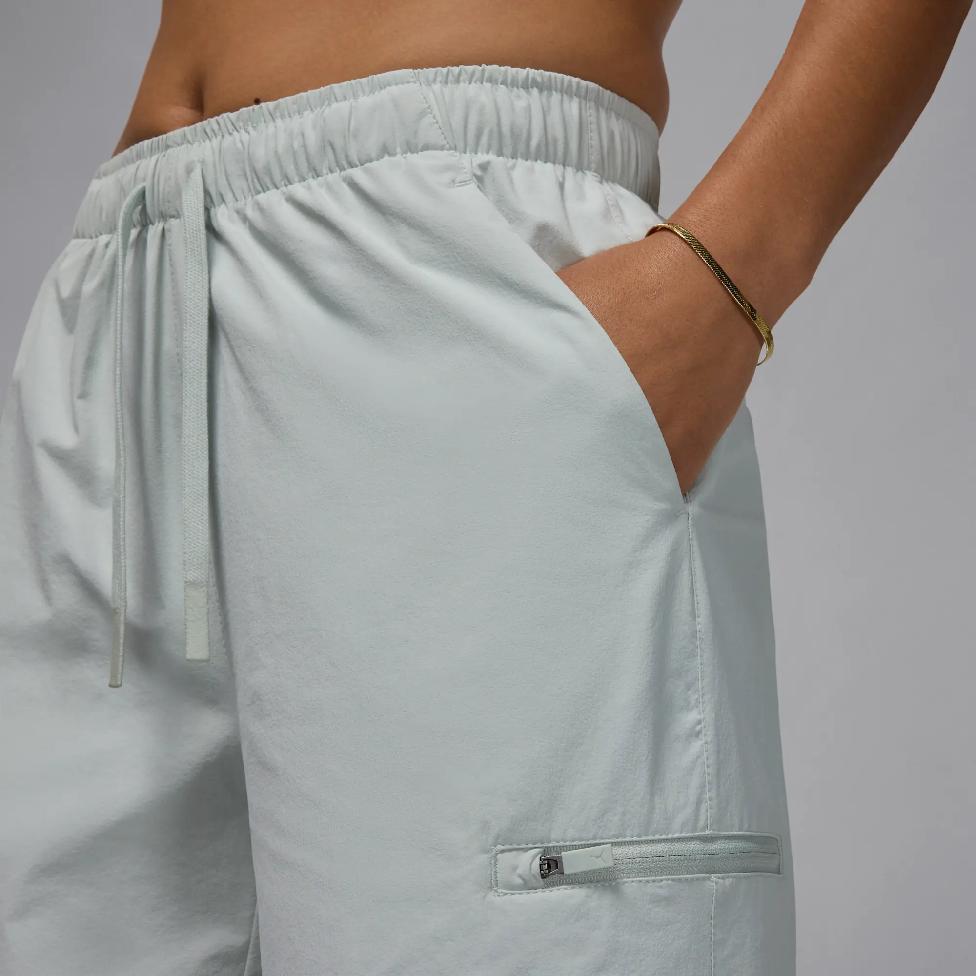 Nike Jordan Sport Women's Dri-FIT Tunnel Trousers - Grey - Nylon/Elastane