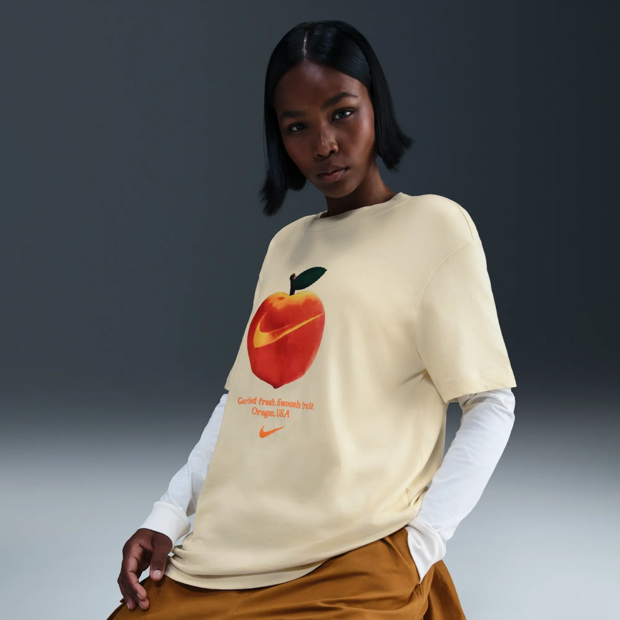 Nike Sportswear Women's T-Shirt - White - Cotton