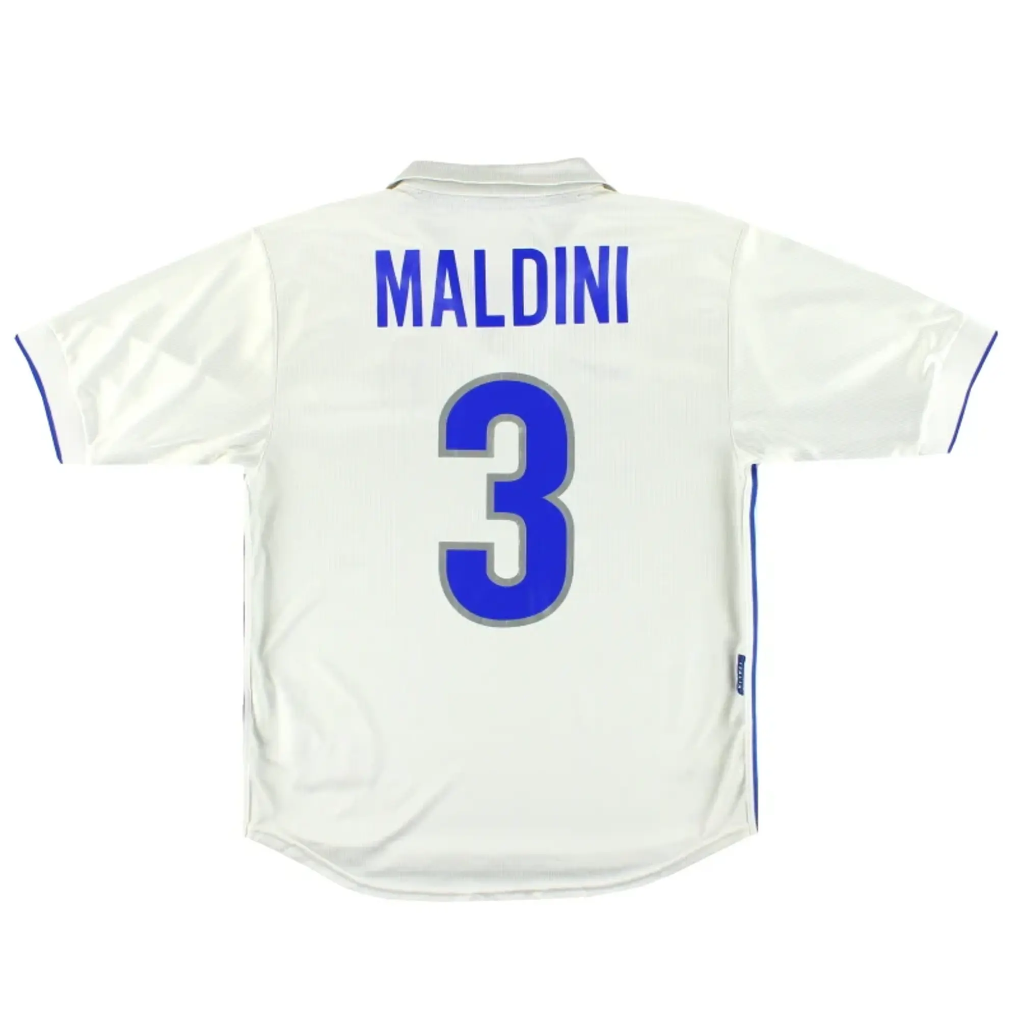 1997-98 Italy Nike 'France 98' Away Shirt Maldini #3 M - Italy / Excellent 