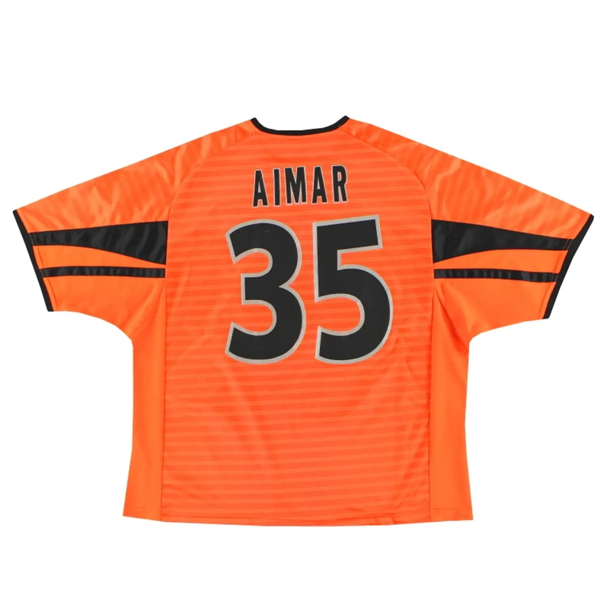 2001-02 Valencia Nike Away Shirt Aimar #35 L - Valencia / Excellent 