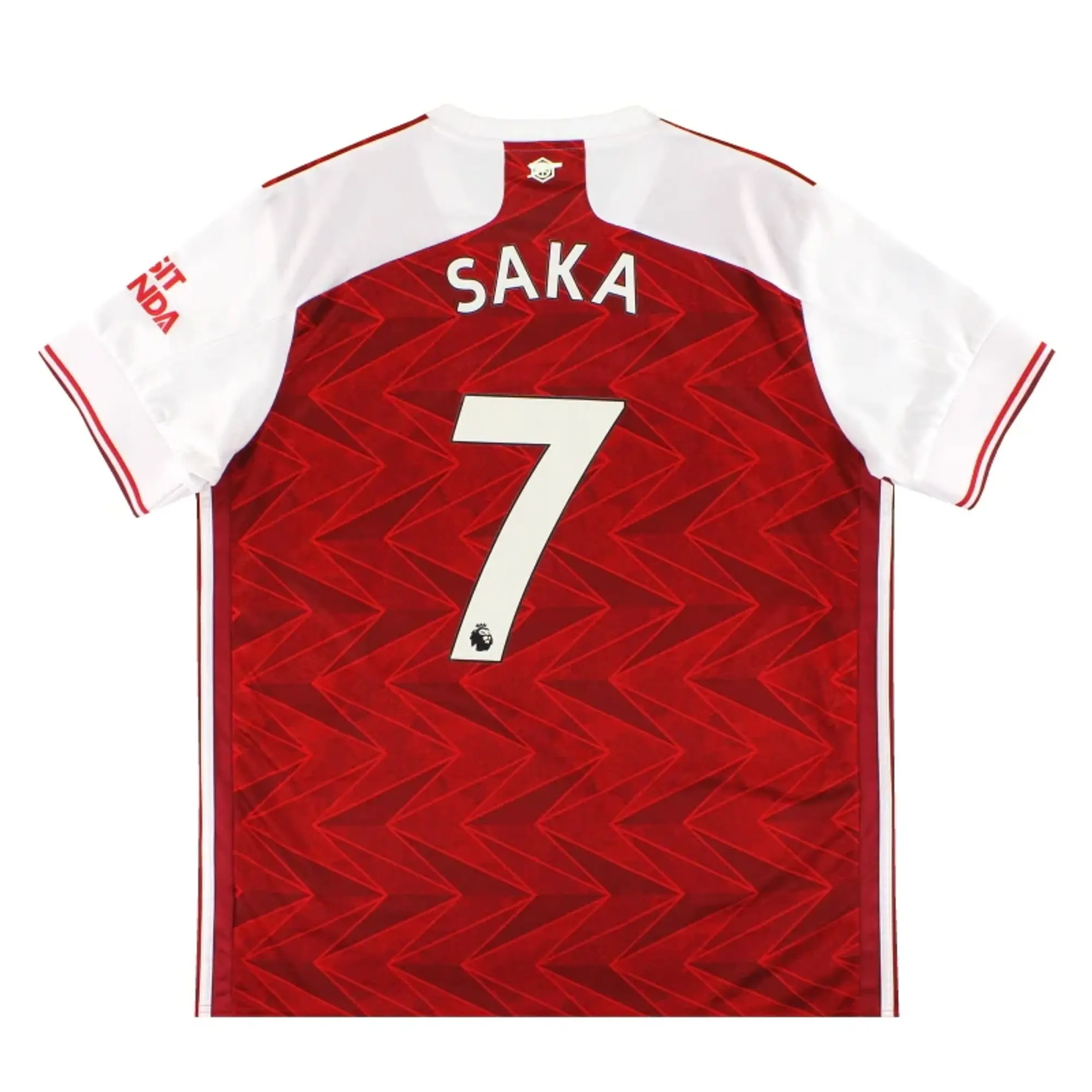 2020-21 Arsenal adidas Home Shirt Saka #7 XL - Arsenal / Excellent 