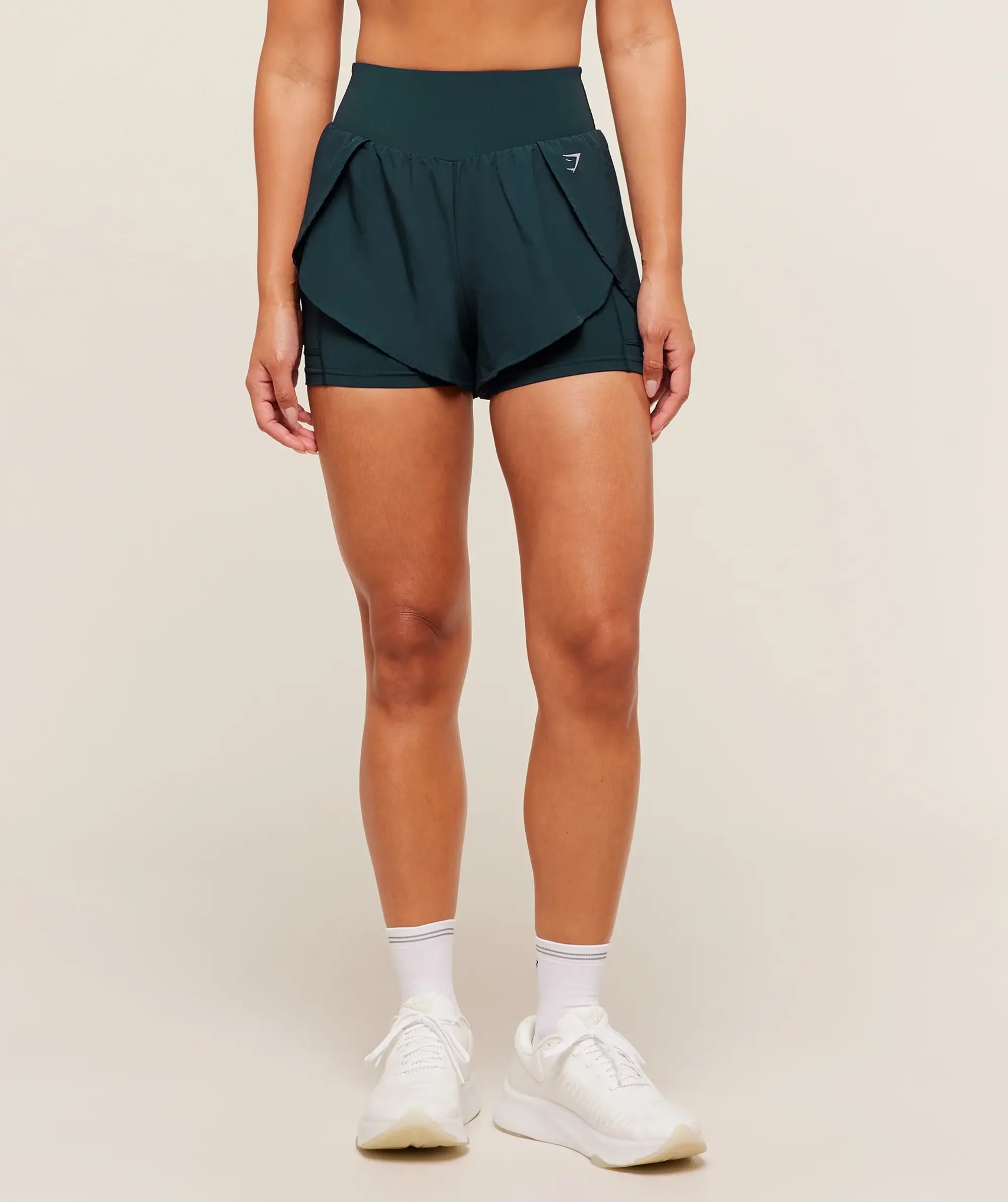  Running 2-in-1 Shorts - Deep Petrol Blue
