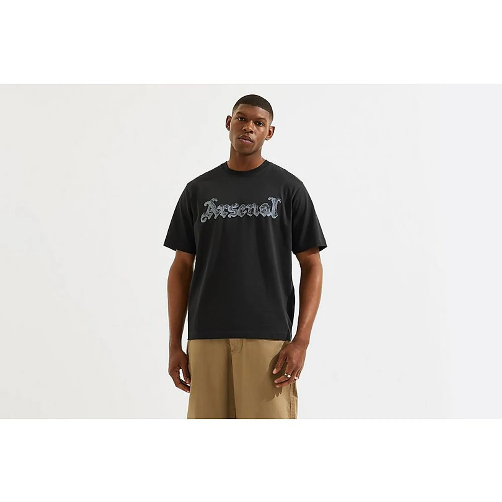 Arsenal N7 Black Permanent T-Shirt, Black