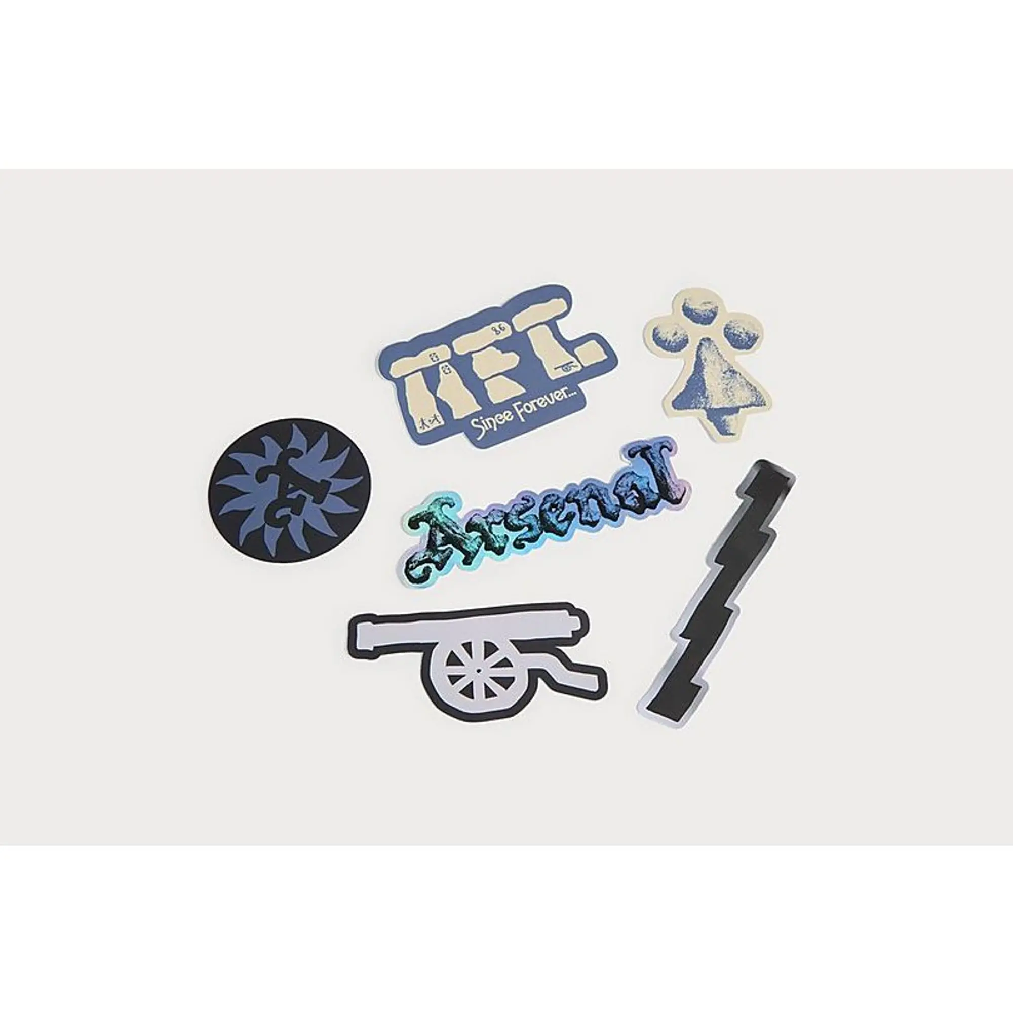 Arsenal N7 Sticker Pack, Multicolor