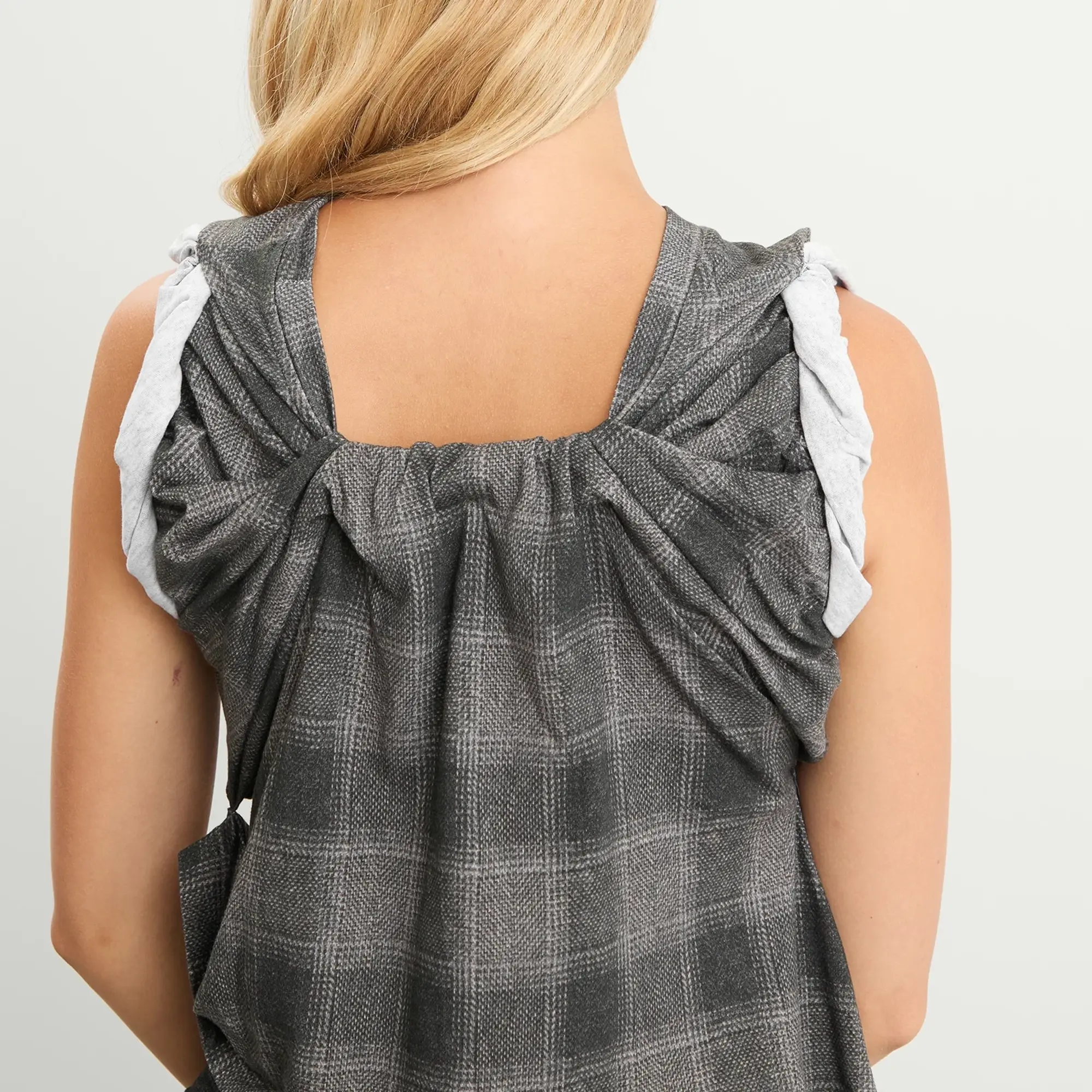 Our Legacy Women's Twisted T-Shirt Oakland Check