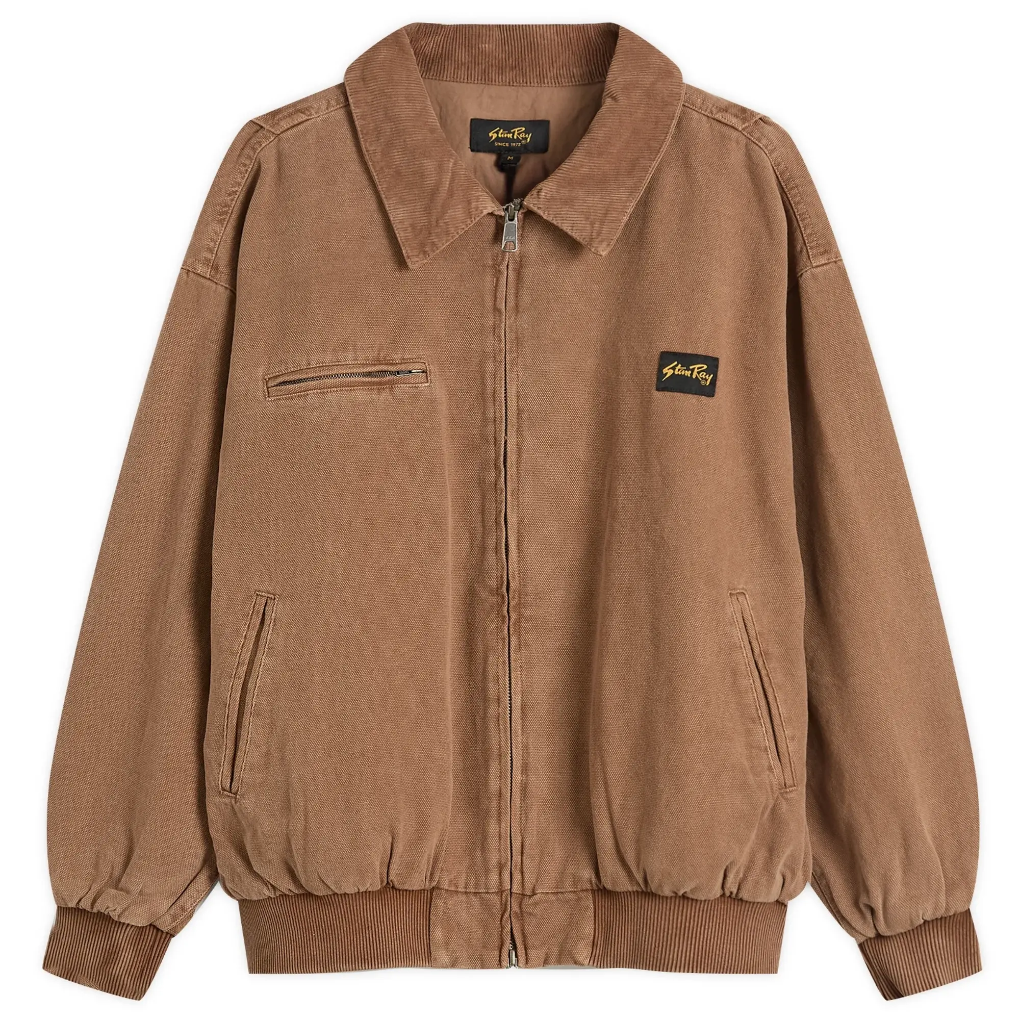 Stan Ray Men's Roughneck Collared Bomber Jacket Washed Acorn