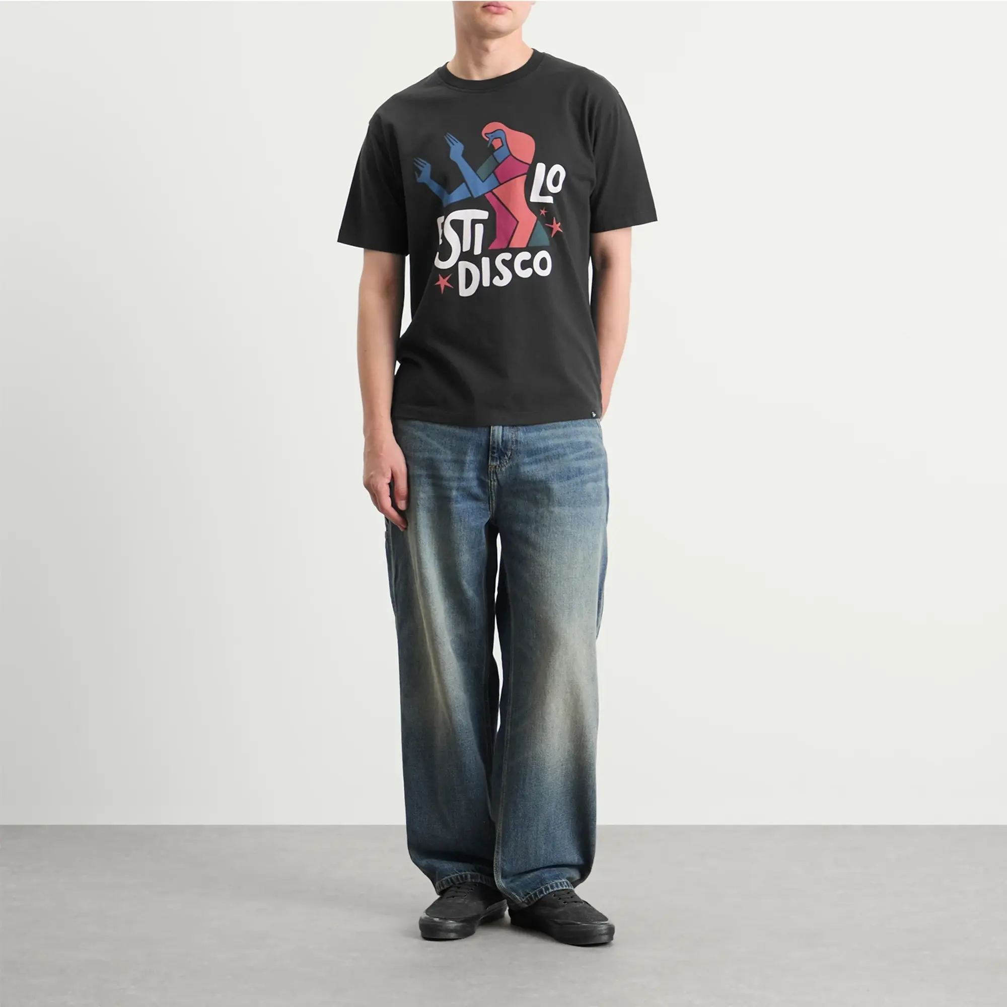 By Parra Men's El Stilo Disco T-Shirt Black