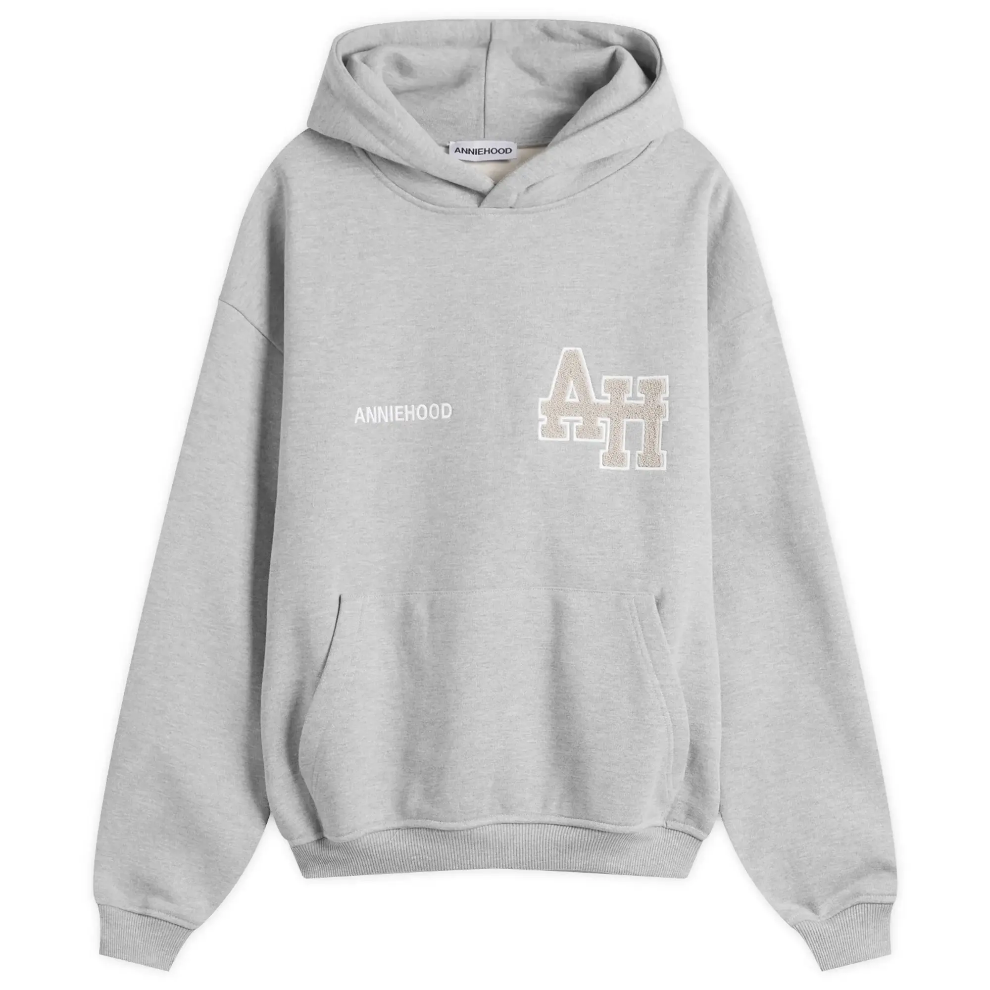 ANNIE HOOD Men's College Hoodie Grey/Grey