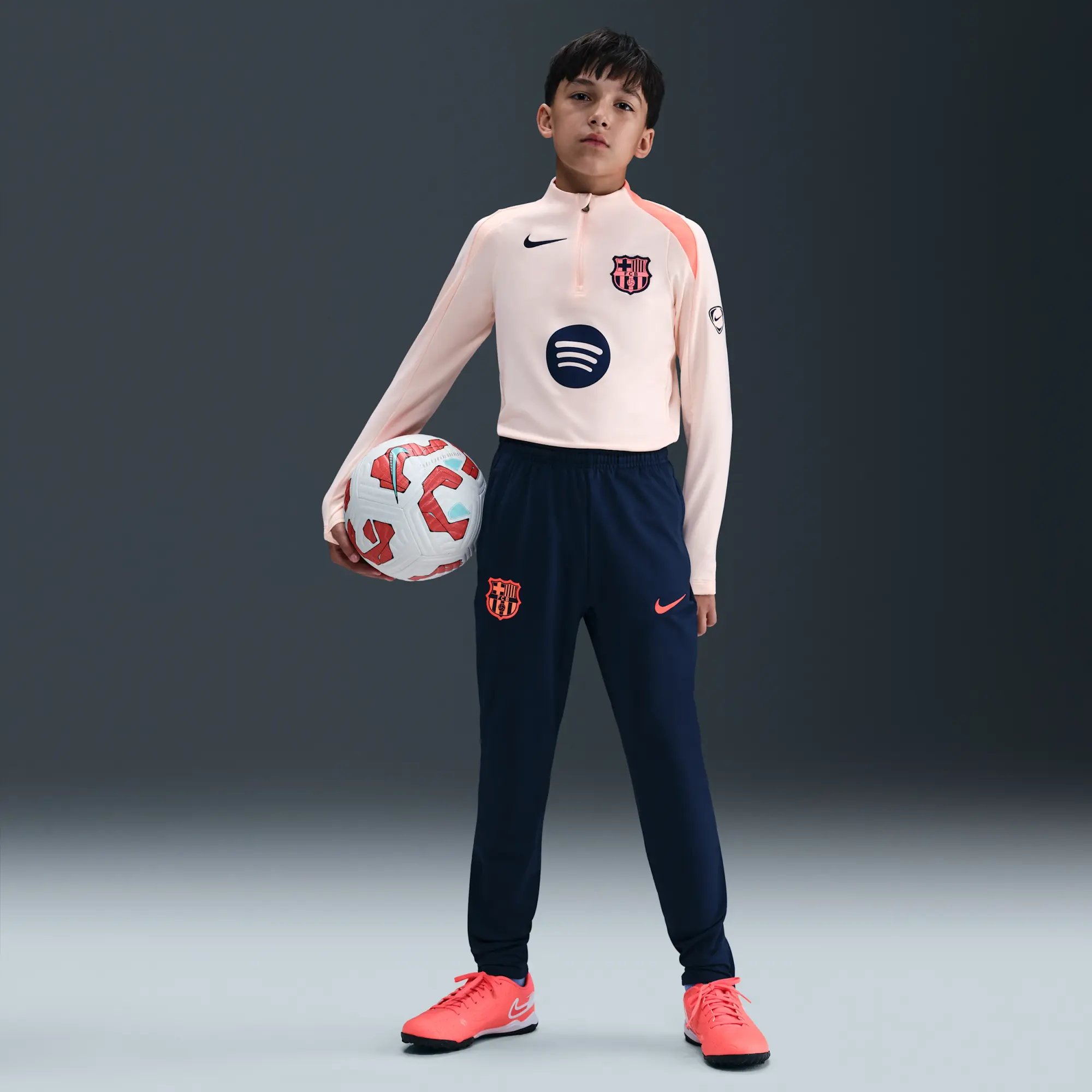 F.C. Barcelona Strike Third Older Kids' Nike Dri-FIT Total 90 Football Knit Pants - Blue - Polyester/Elastane