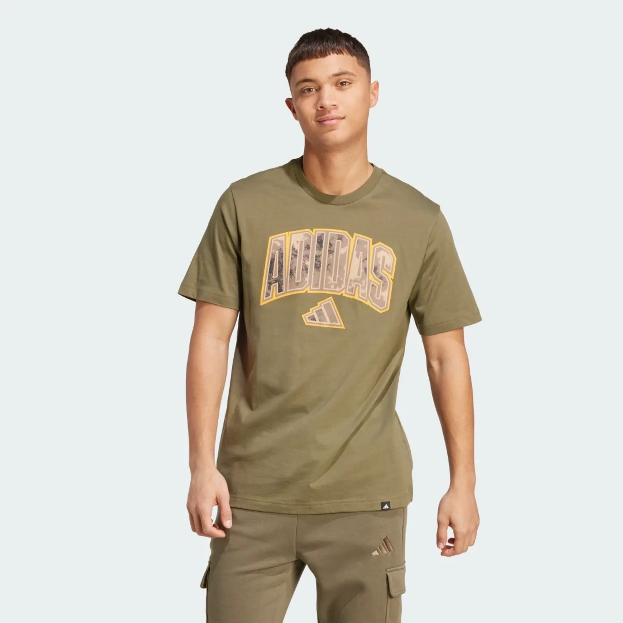 adidas Camo Script Graphic T-Shirt