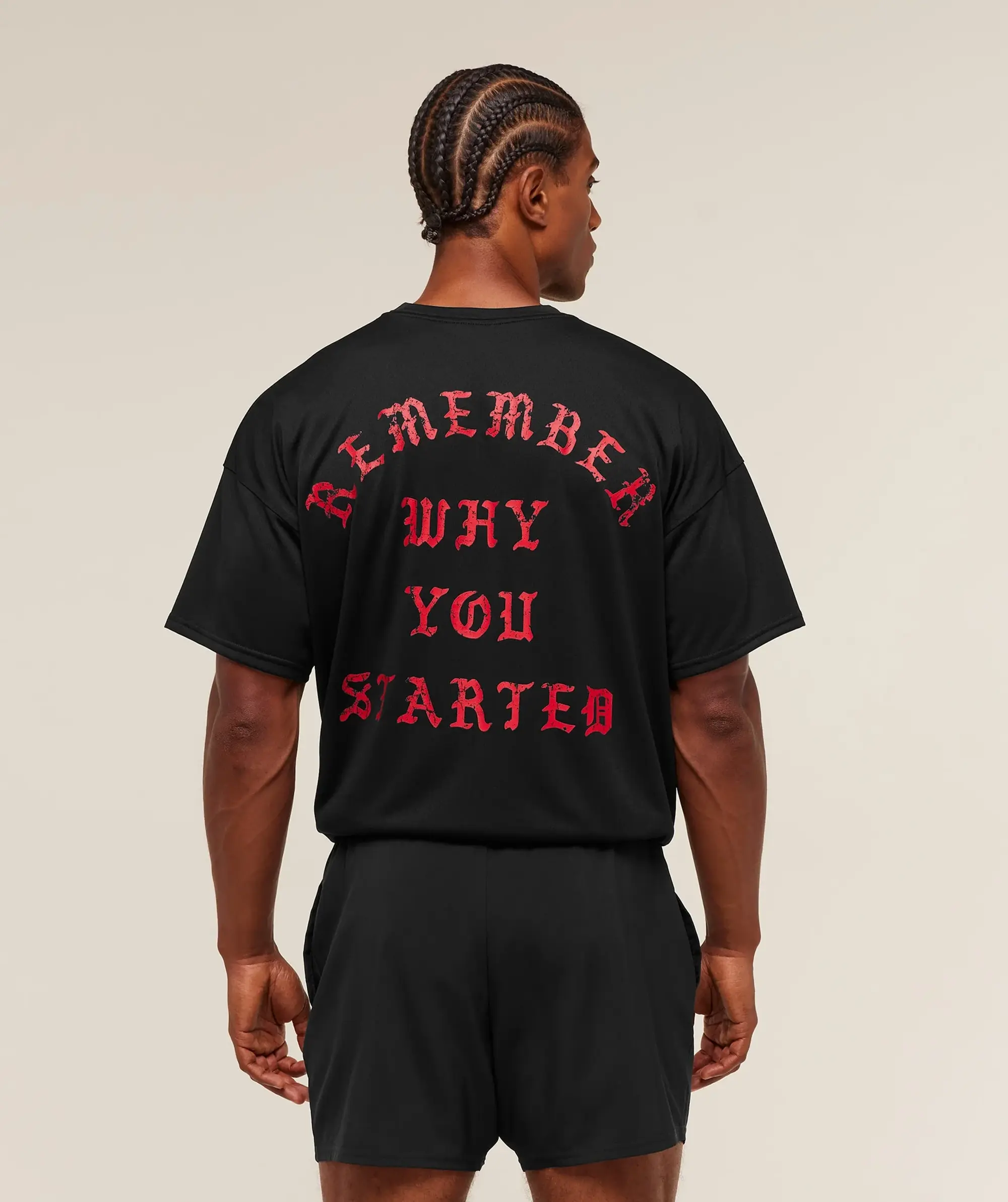  Remember Why You Started T-Shirt - Black