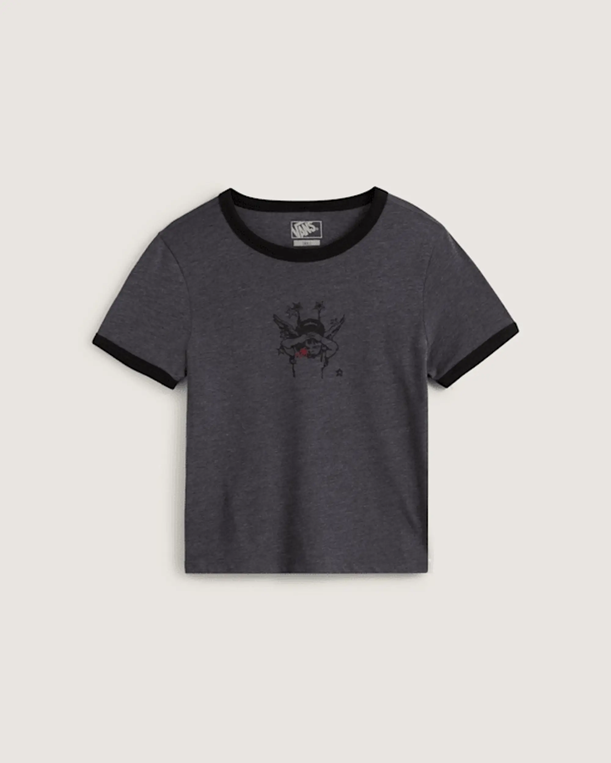 Vans - Cruzing Ringer T-Shirt, Woman, Grey