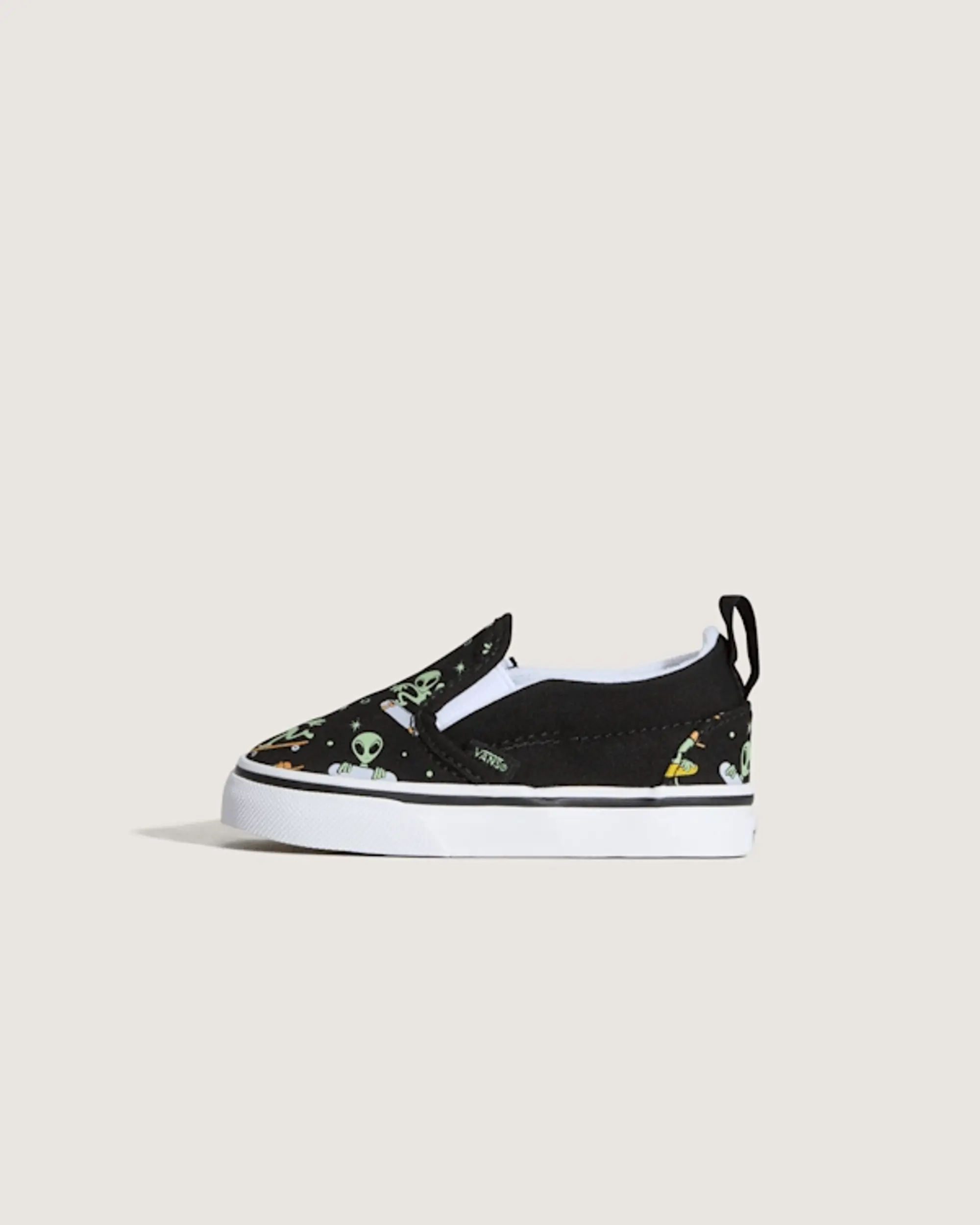 Vans - Toddler Classic Slip-On V Shoes (1-4 Years), Black