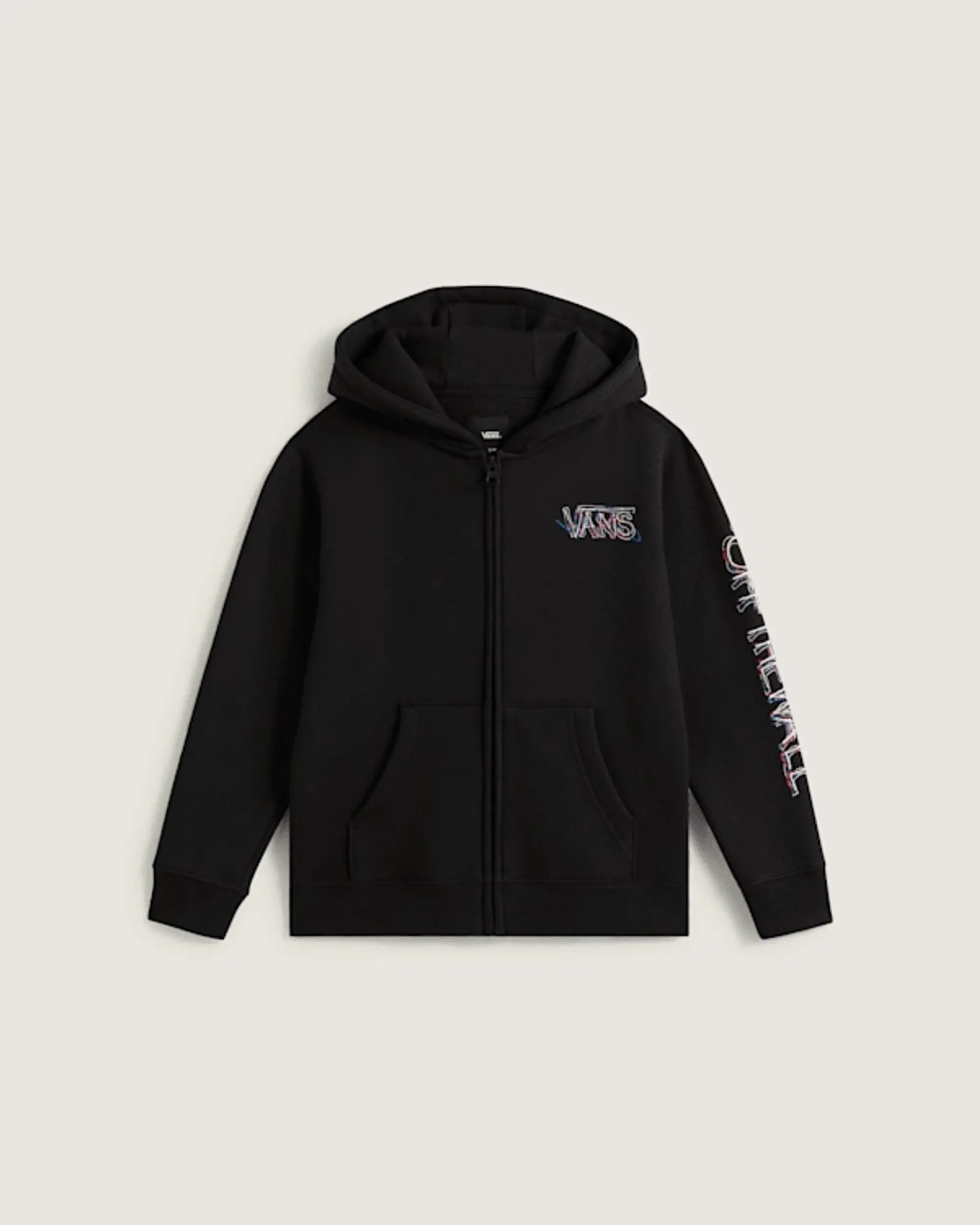 Vans - Kids Scribbled Past Zip Hoodie (8-14 Years), Black