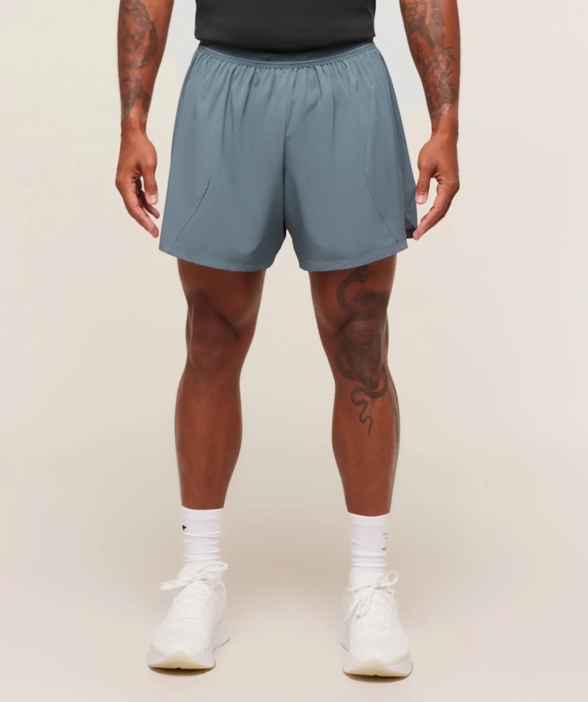 Running Shorts 5" - Iron Blue