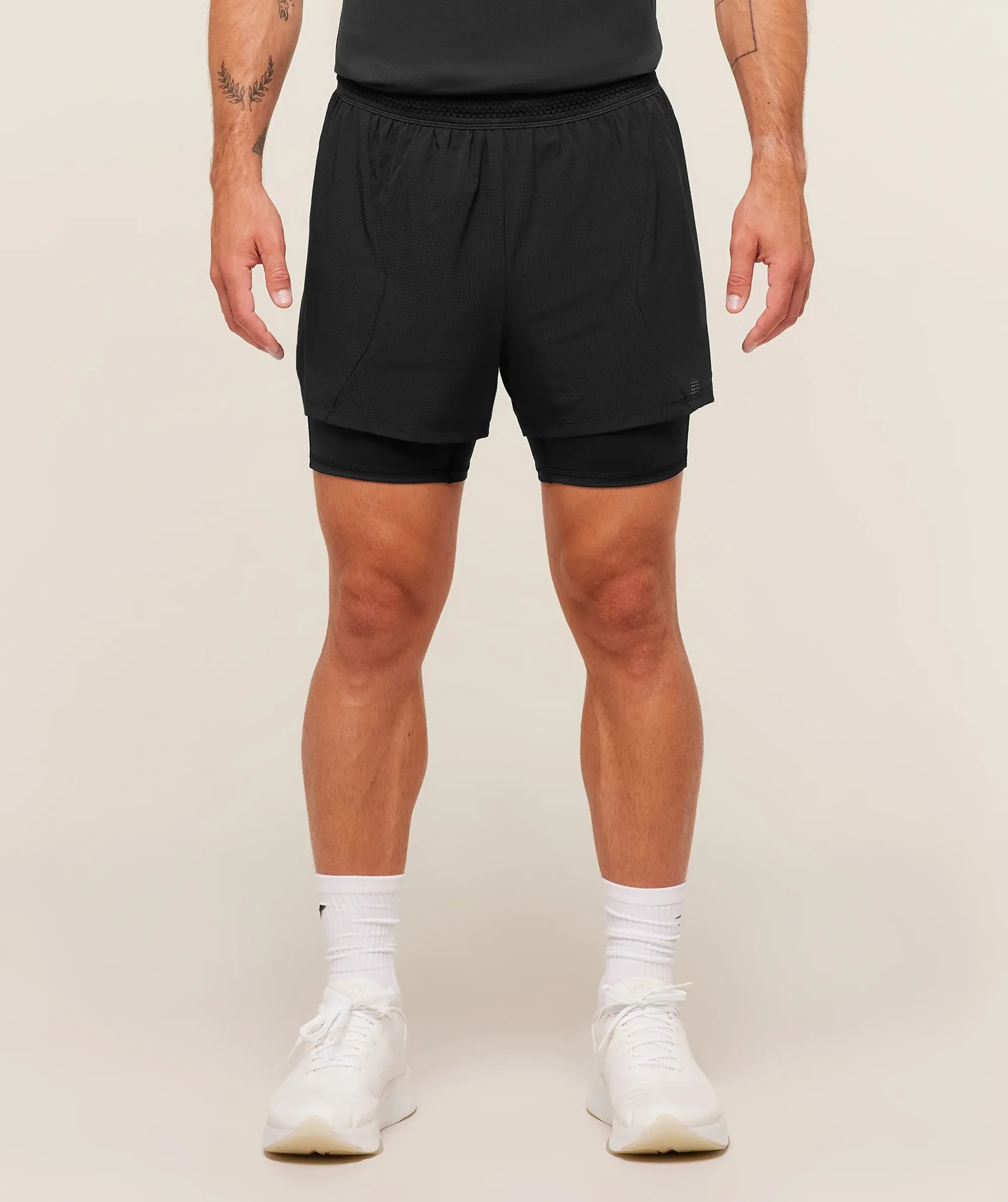 Running 4" 2in1 Shorts - Black