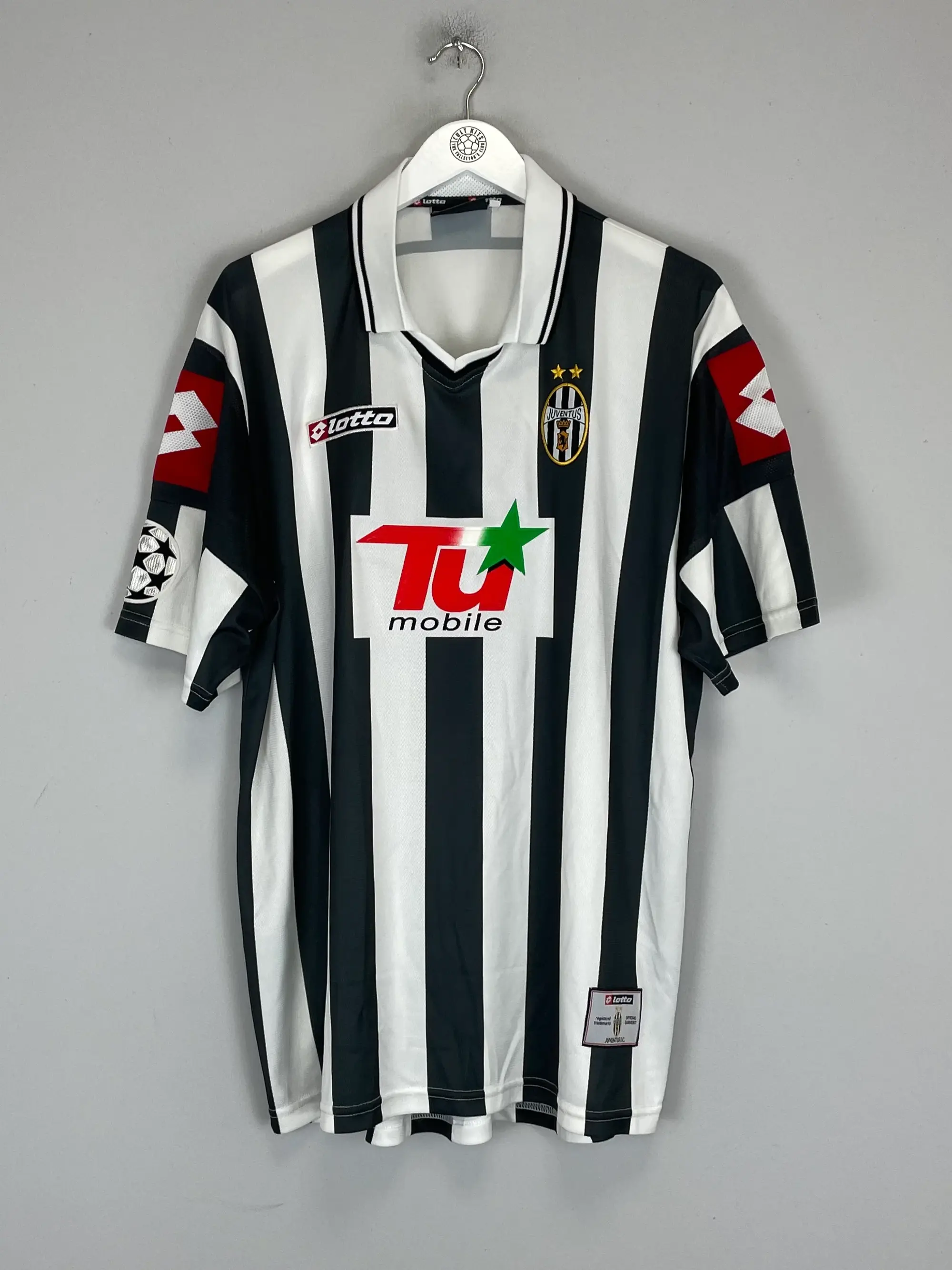 2001/02 JUVENTUS C/L EUROPEAN HOME SHIRT (XL) LOTTO | CULT KITS