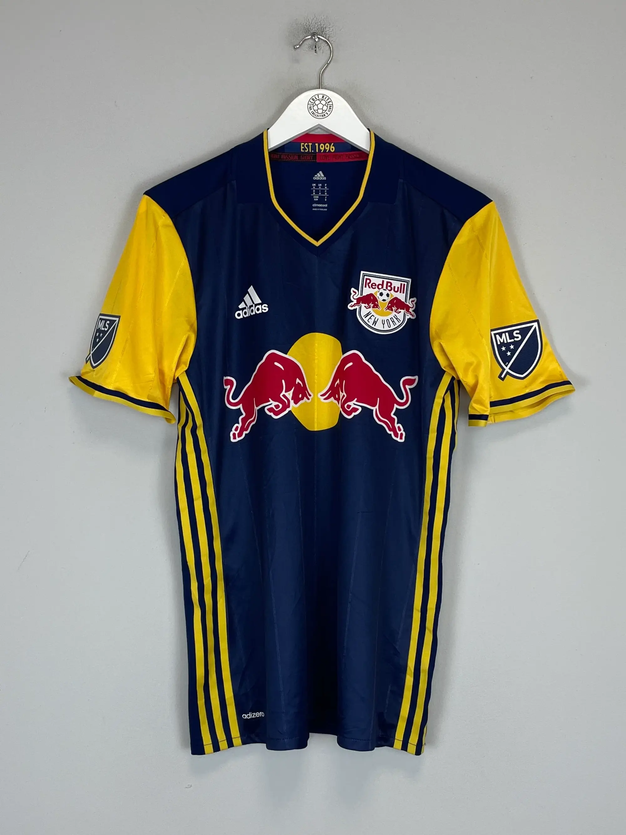 2016 NEW YORK RED BULLS *AUTHENTIC* AWAY SHIRT (M) ADIDAS | CULT KITS