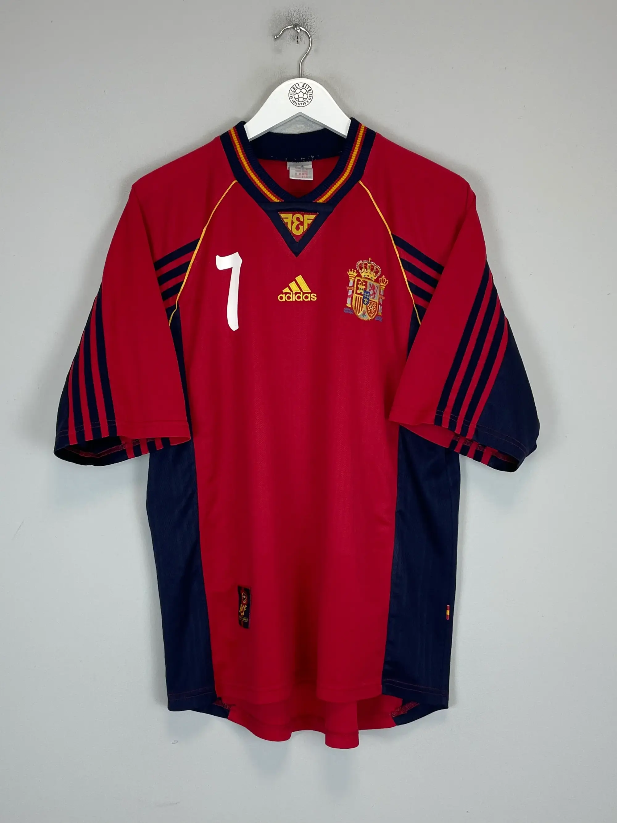 1998/99 SPAIN RAUL #7 HOME SHIRT (L) ADIDAS | CULT KITS