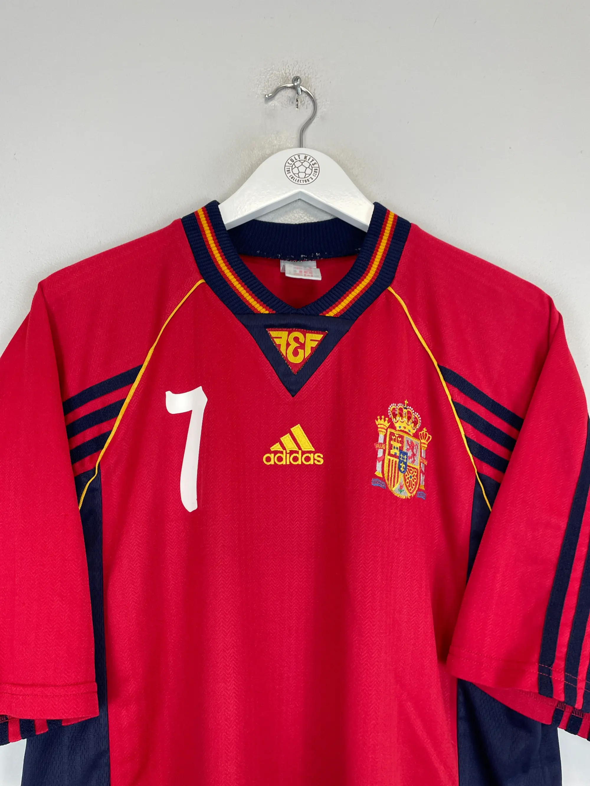 1998/99 SPAIN RAUL #7 HOME SHIRT (L) ADIDAS | CULT KITS