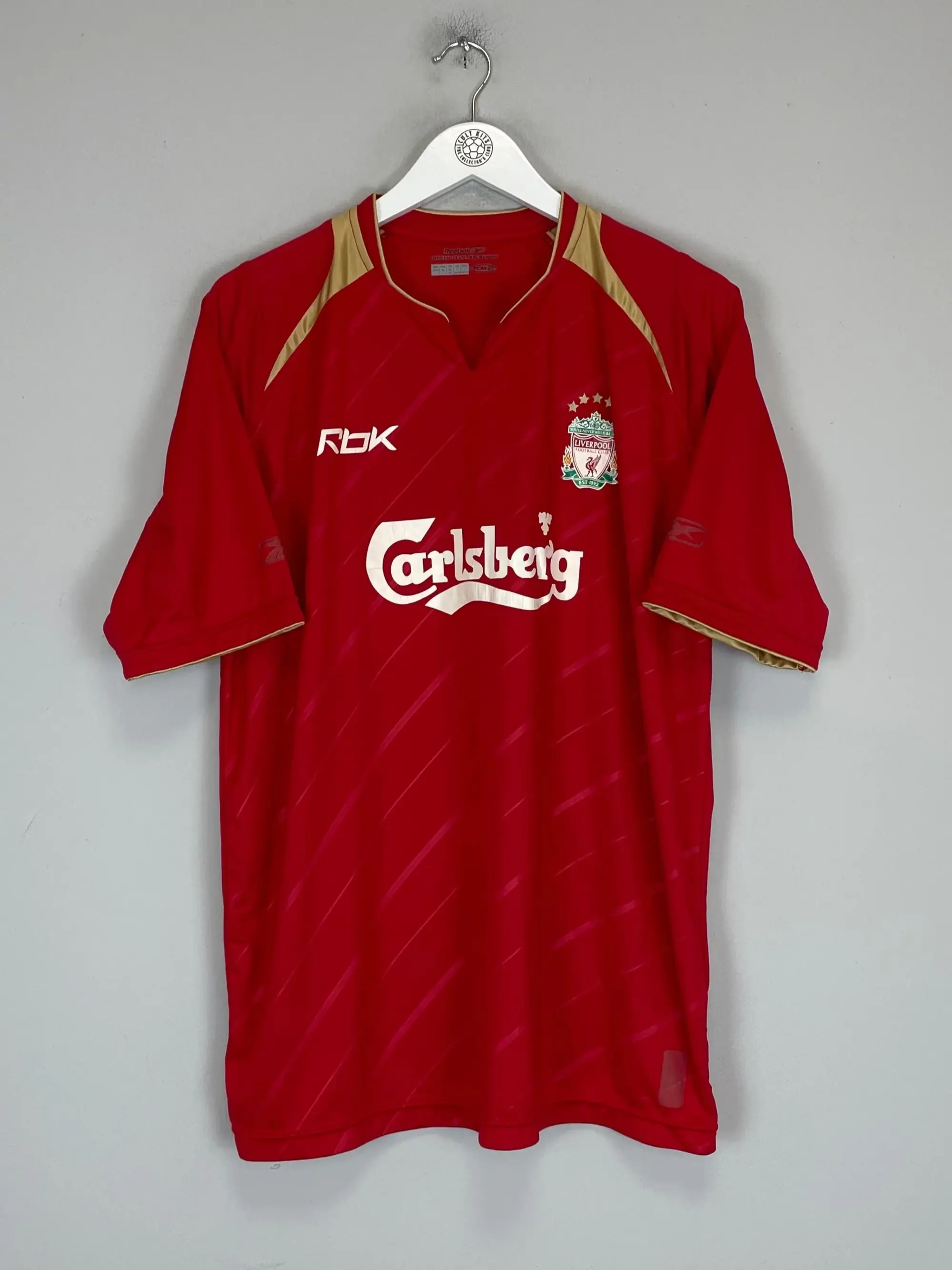 2005/06 LIVERPOOL HOME SHIRT (L) REEBOK | CULT KITS