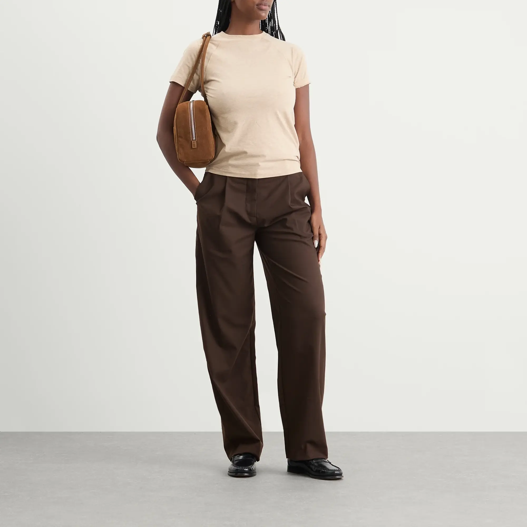 Samsøe Samsøe Women's Saagneta Tailored Trousers Black Coffee